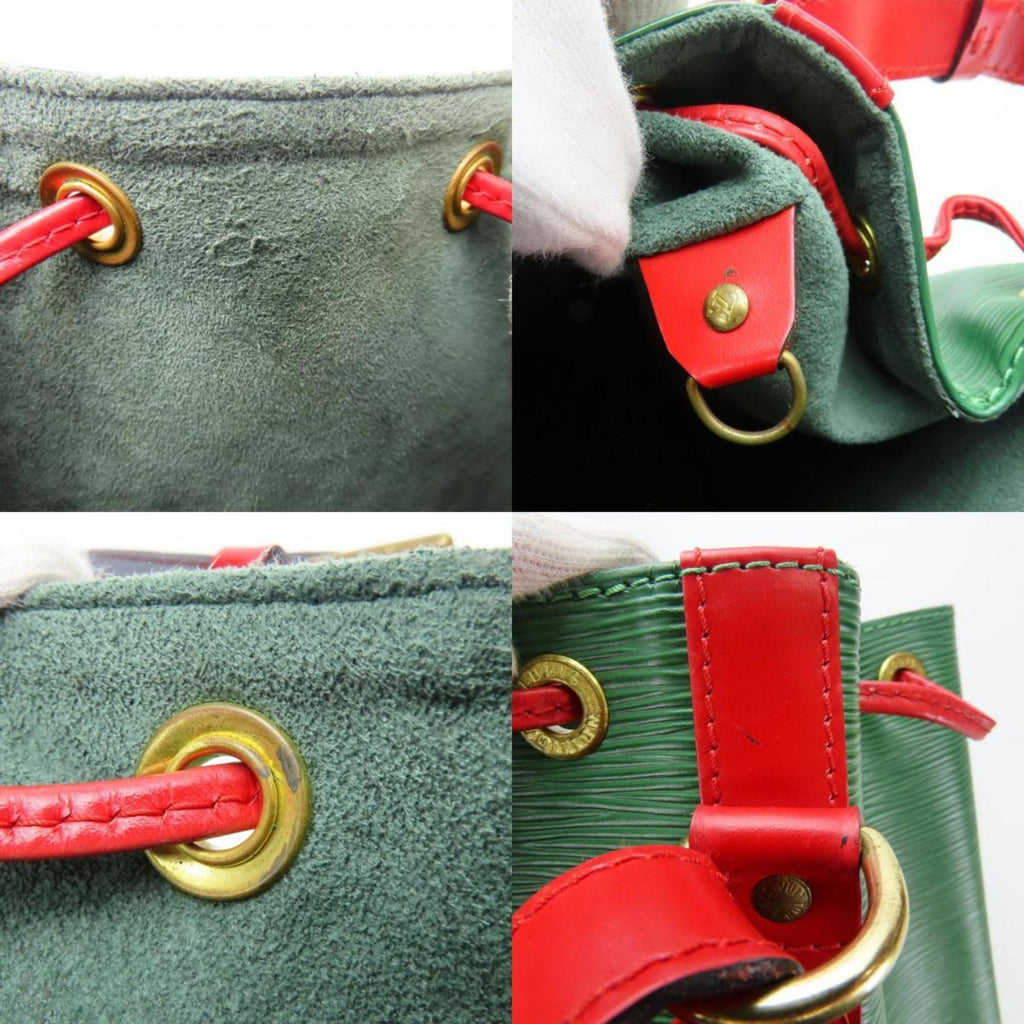 Louis Vuitton Epi Green Red Color Epi Leather Shoulder Bag