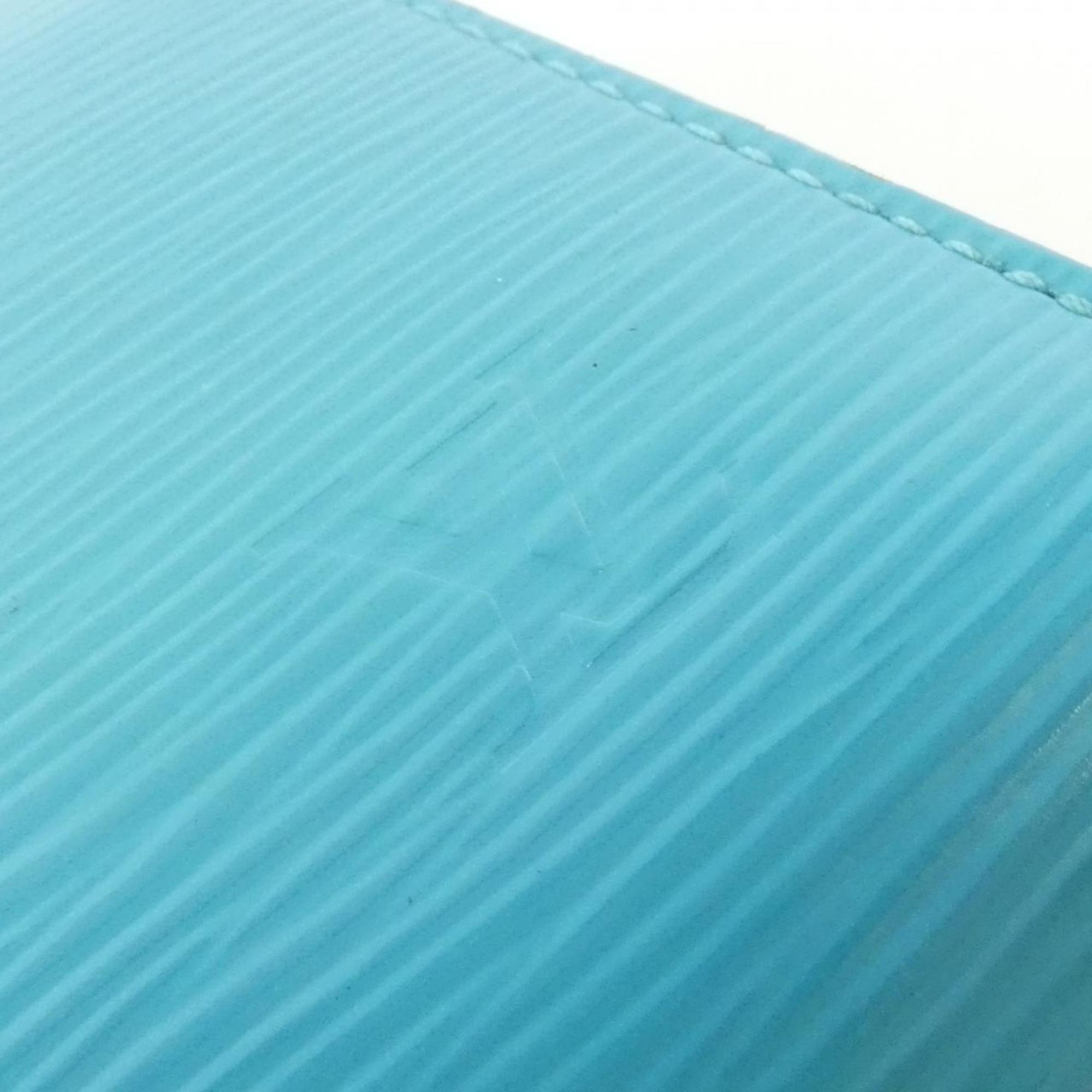 Louis Vuitton Blue Leather Long Wallet