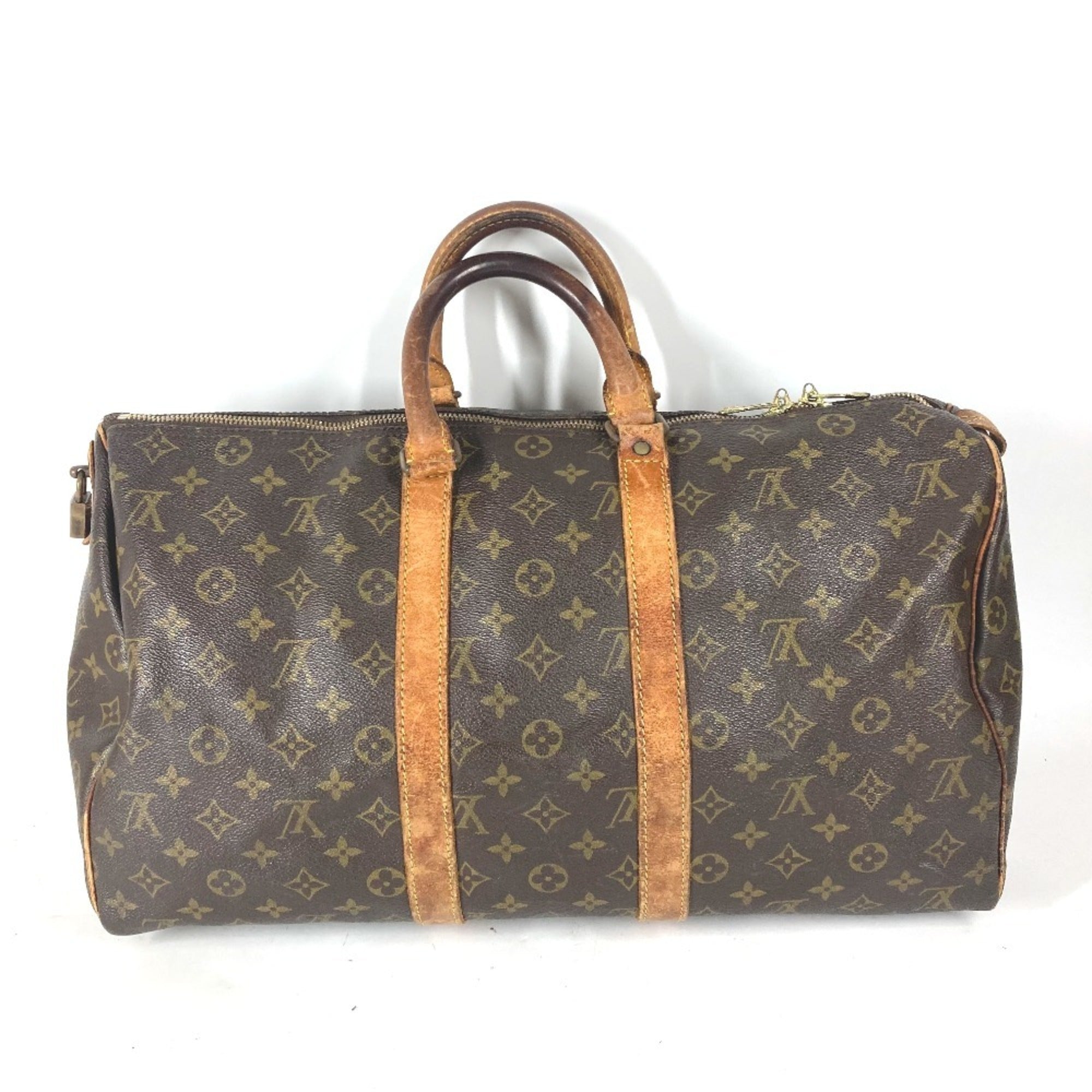 Louis Vuitton Brown Monogram Boston Bag