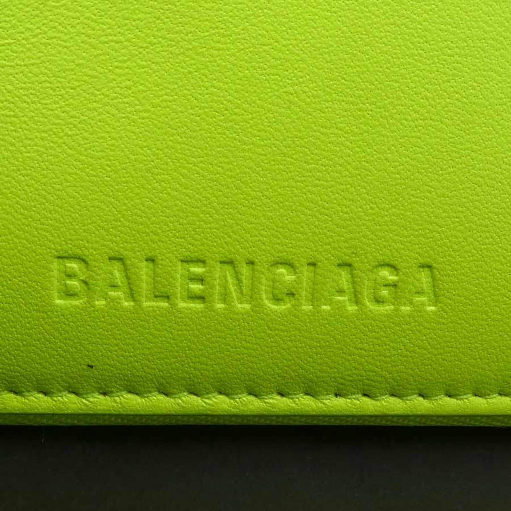Balenciaga Yellow Leather Wallet (Bi-Fold)