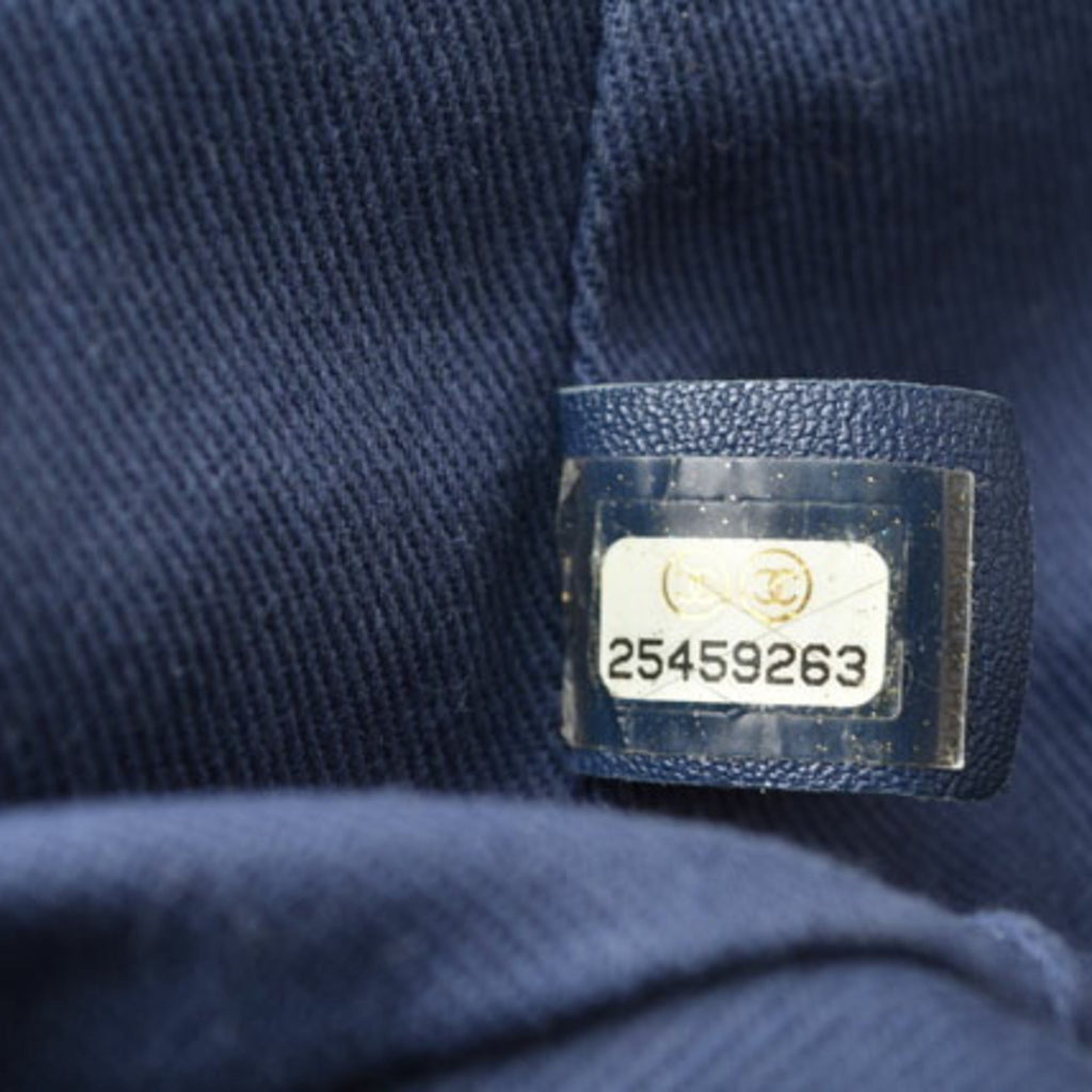 Chanel Cotton Canvas Denim Backpack