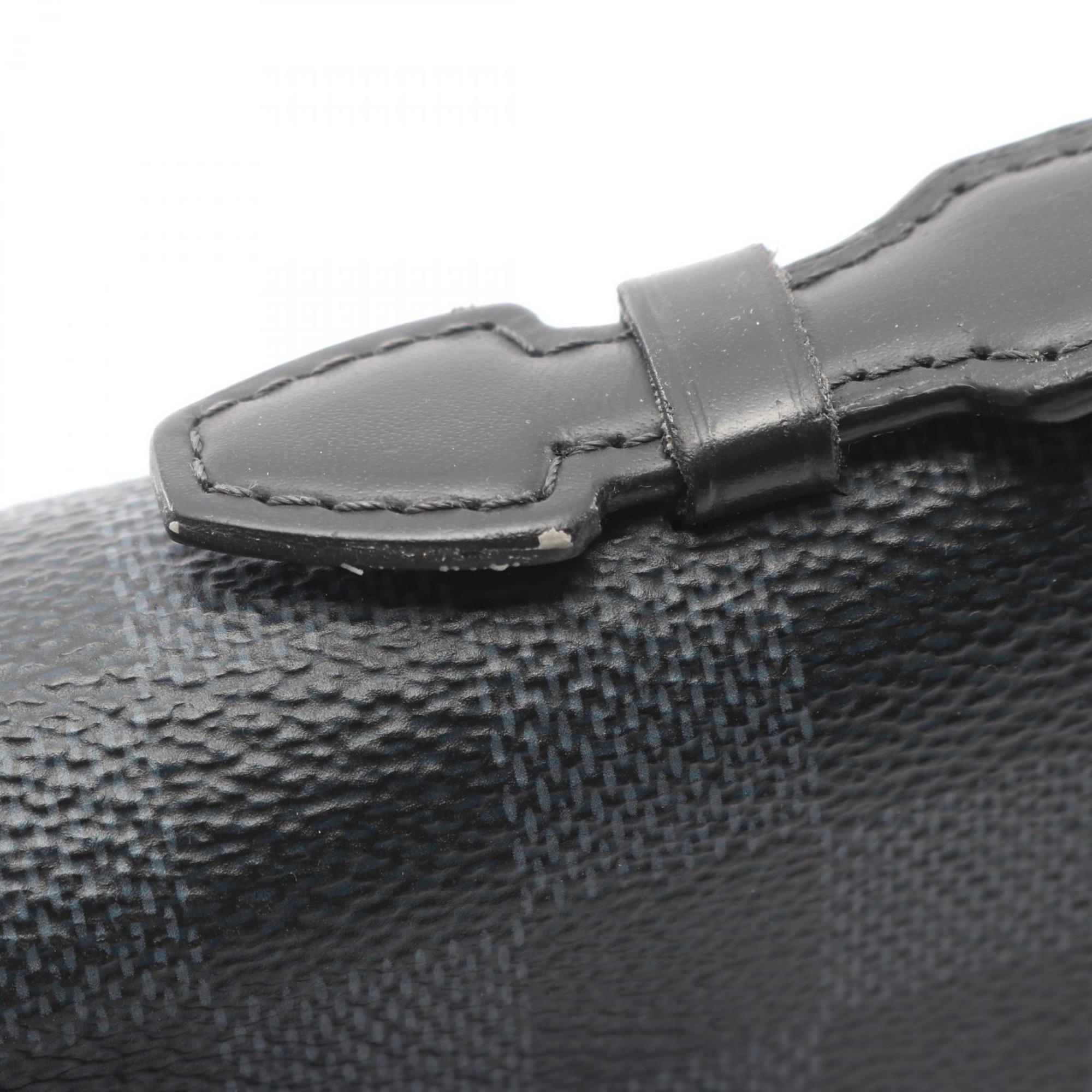Louis Vuitton Black Damier Graphite Damier Graphite Long Bill Wallet