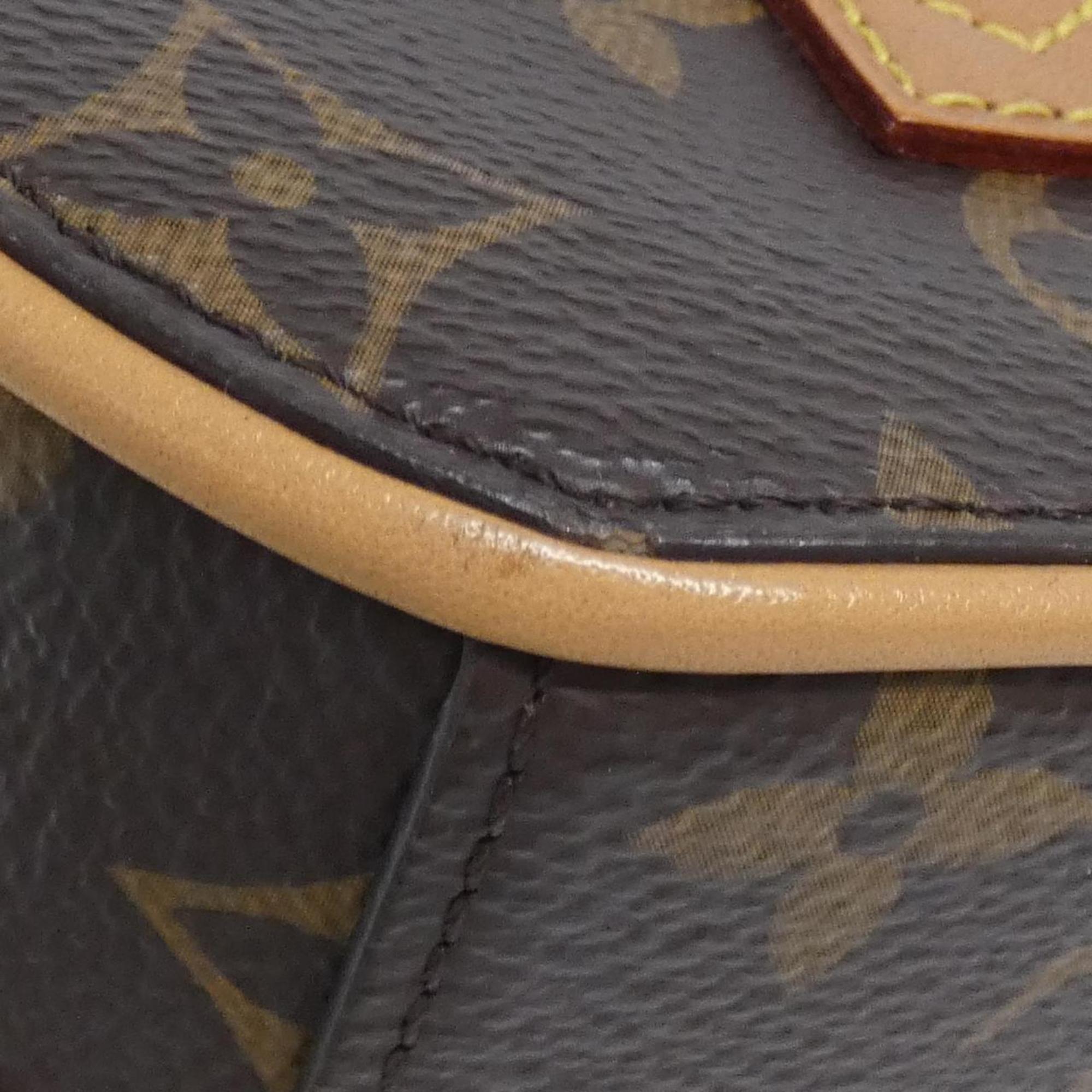 Louis Vuitton Marron Coated Canvas Shoulder Bag