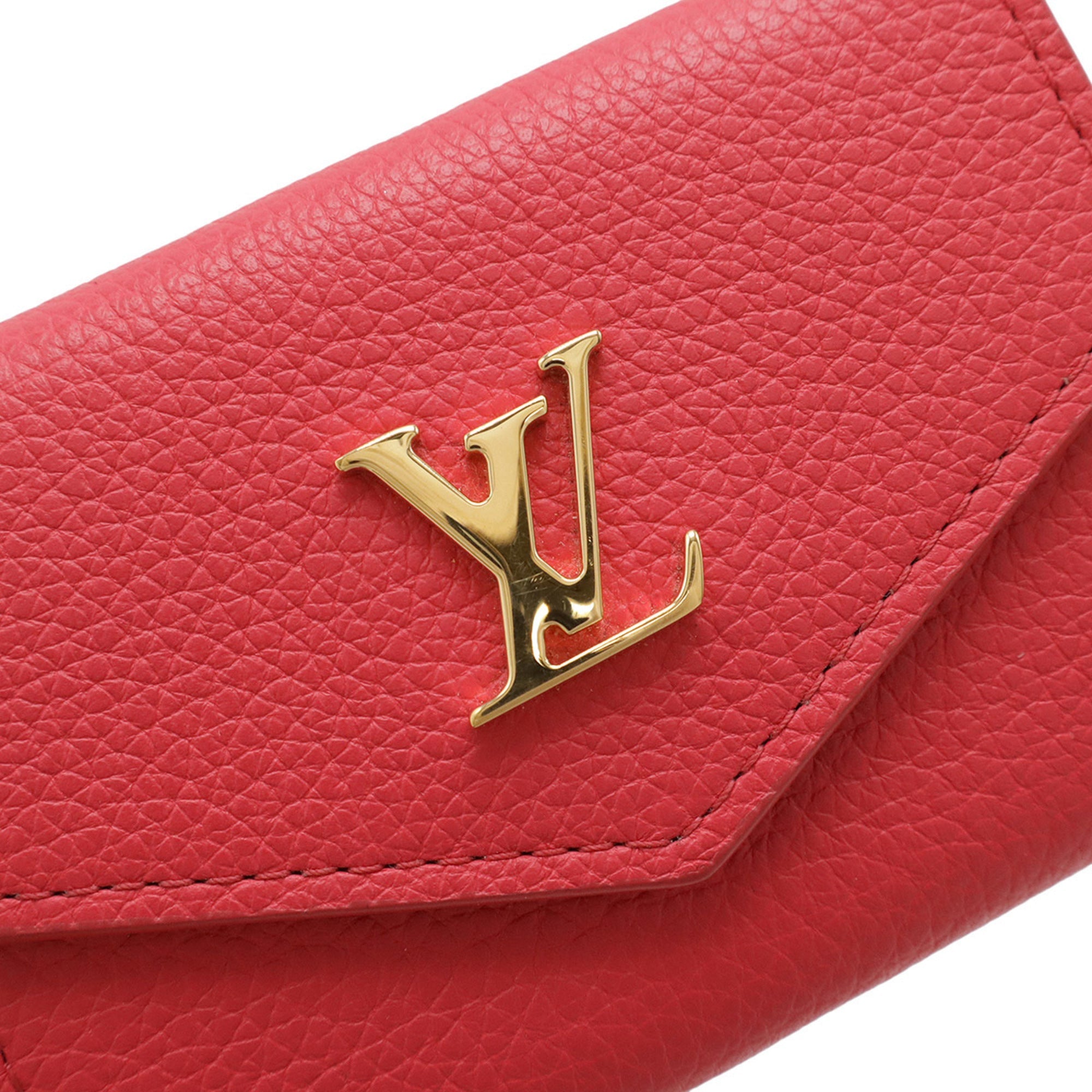 Louis Vuitton Fuchsia Fuchsia Pink Leather Wallet (Tri-Fold)