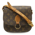 Louis Vuitton Brown Canvas Pochette Shoulder Bag