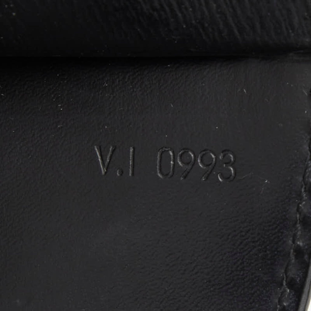 Louis Vuitton Black Noir Cuir Ombre Leather Shoulder Bag