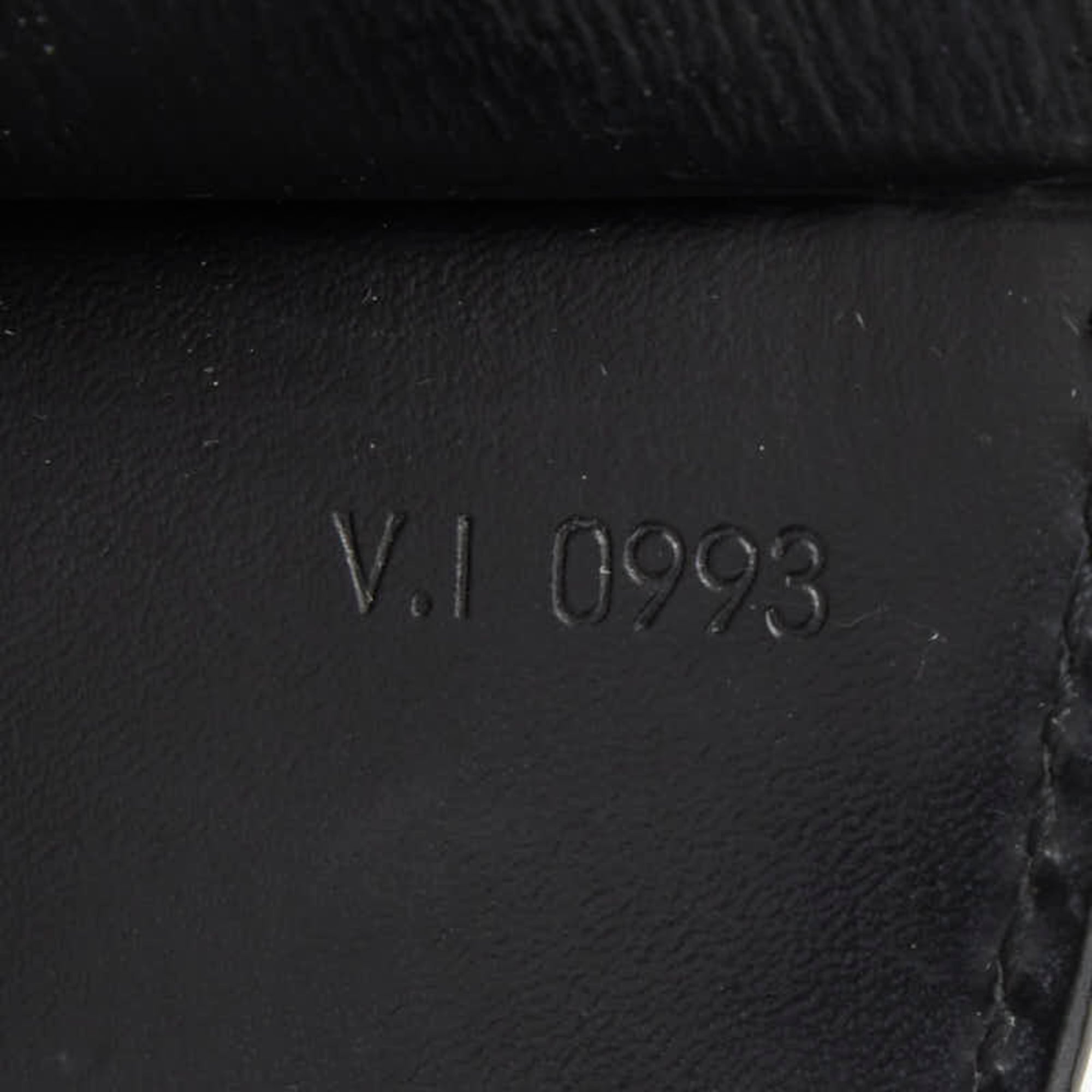 Louis Vuitton Black Noir Cuir Ombre Leather Shoulder Bag