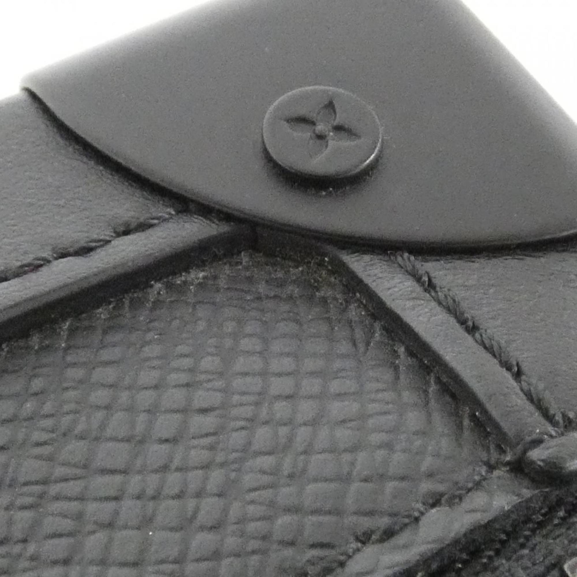 Louis Vuitton Black Leather Shoulder Bag