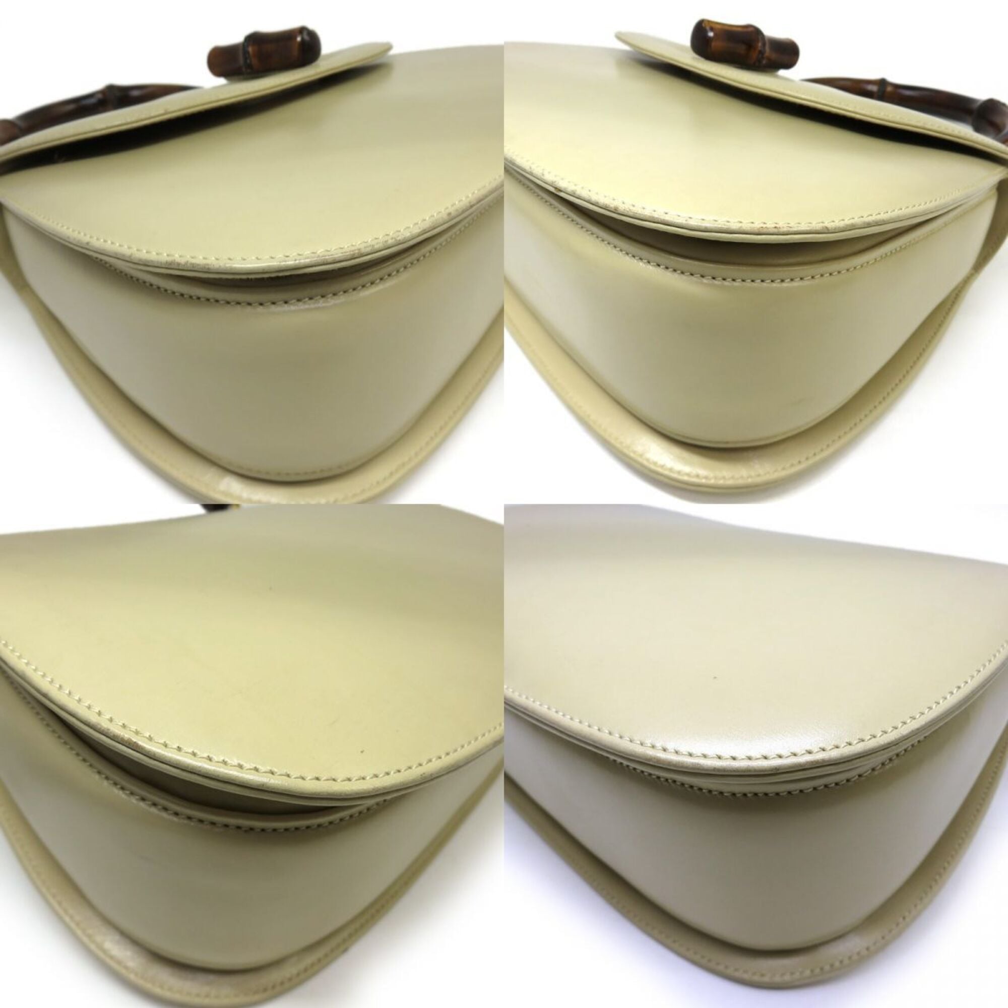 Gucci Beige Leather Handbag (Pre-Owned)