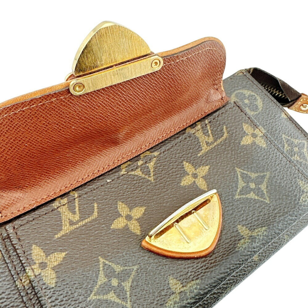 Louis Vuitton Brown Leather Coin Purse/Coin Case