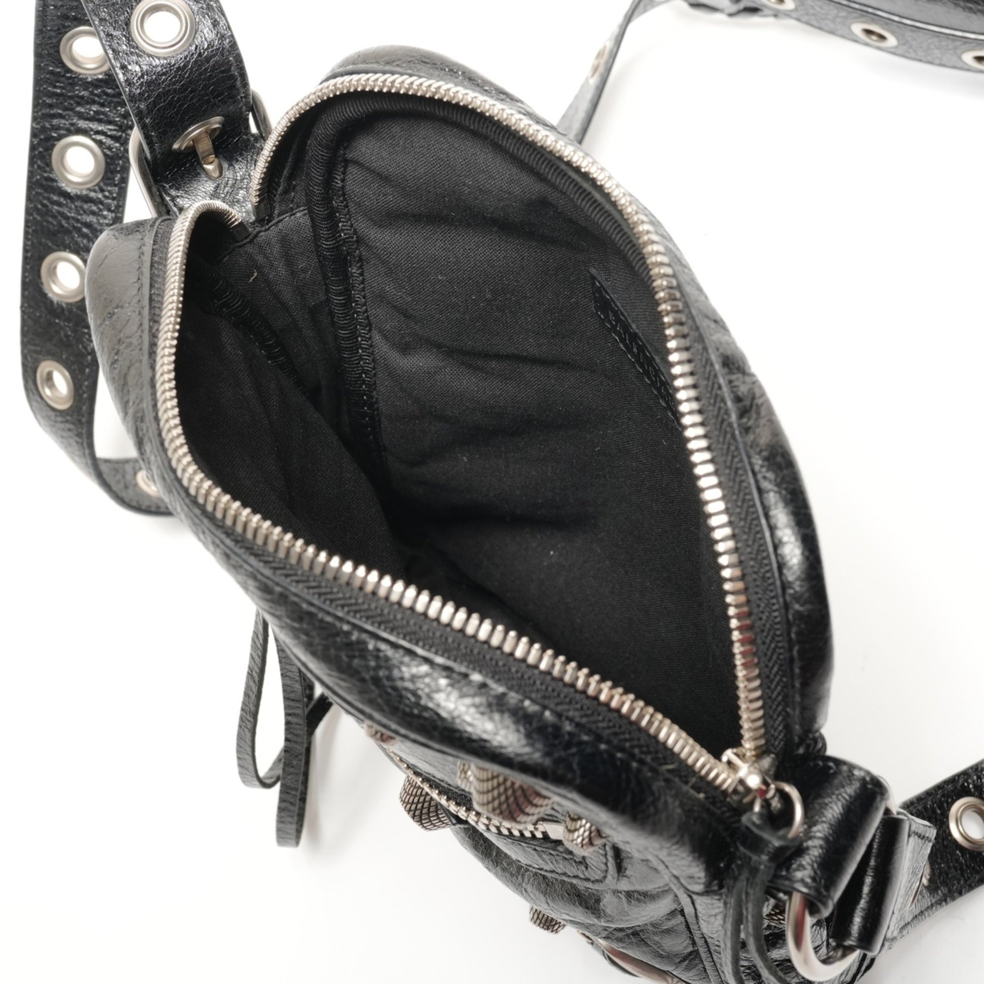 Balenciaga Black Leather Shoulder