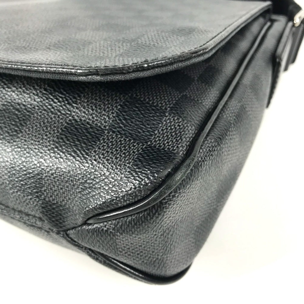 Louis Vuitton Black Damier Graphite Messenger Bag Shoulder Bag