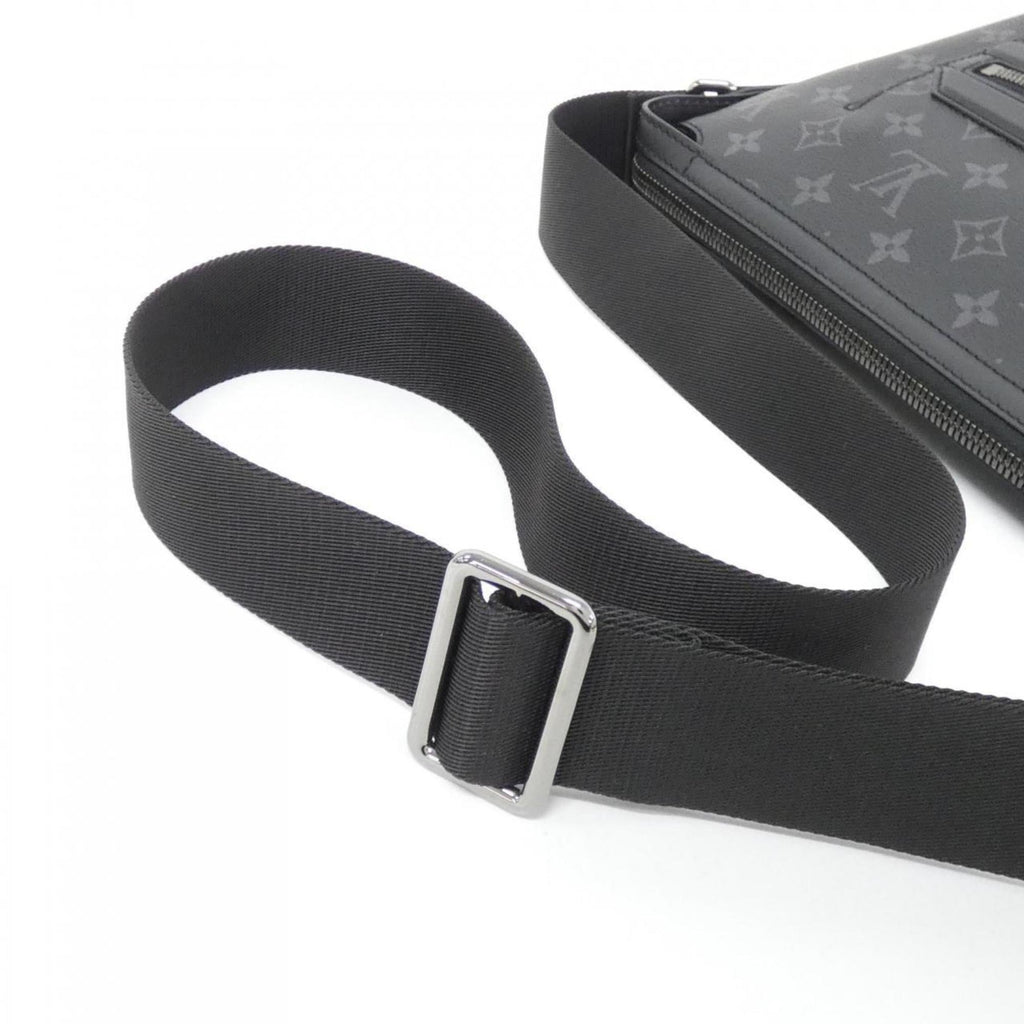 Louis Vuitton Black Coated Canvas Shoulder Bag
