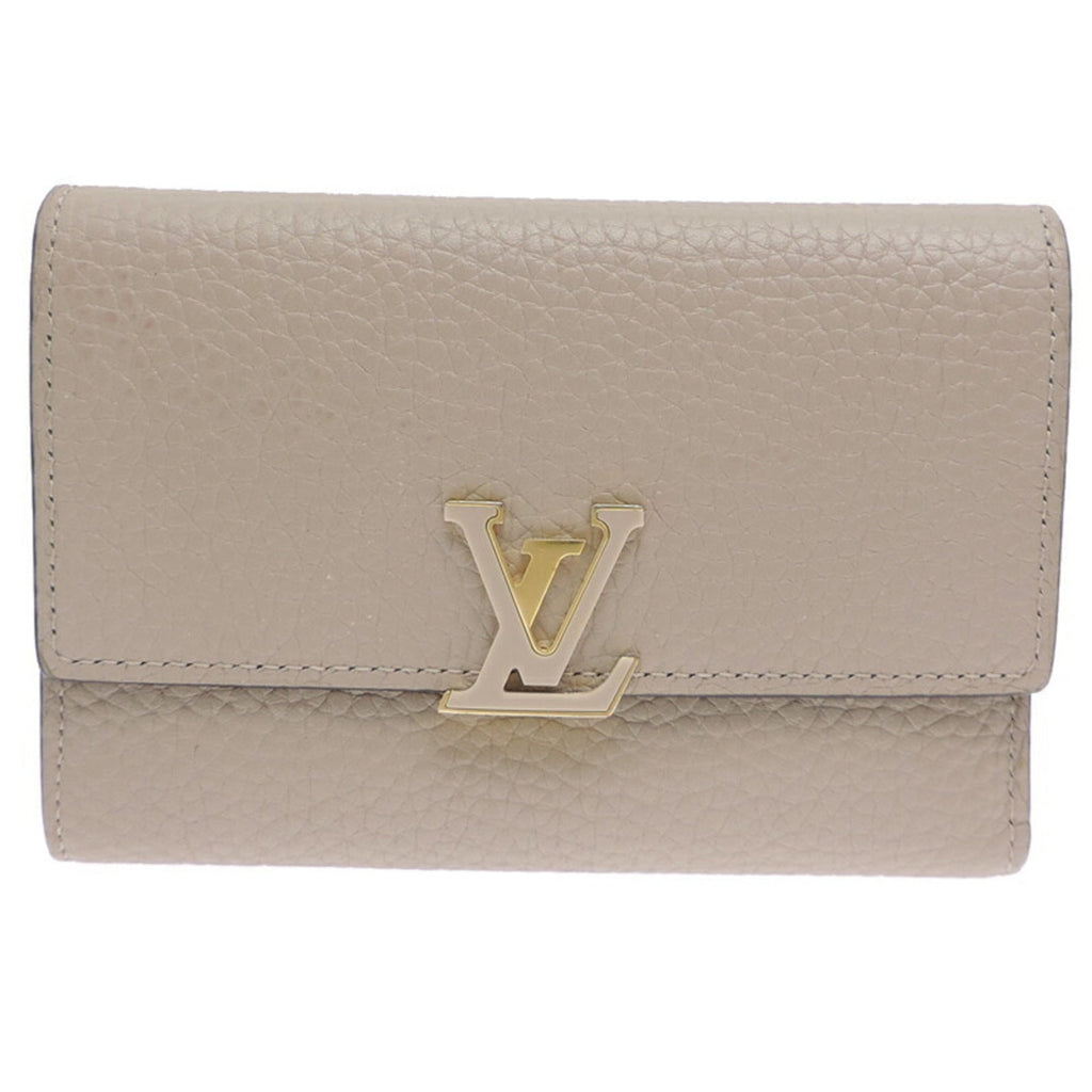 Louis Vuitton Galle Gray Leather Wallet