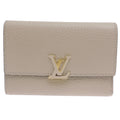 Louis Vuitton Galle Gray Leather Wallet