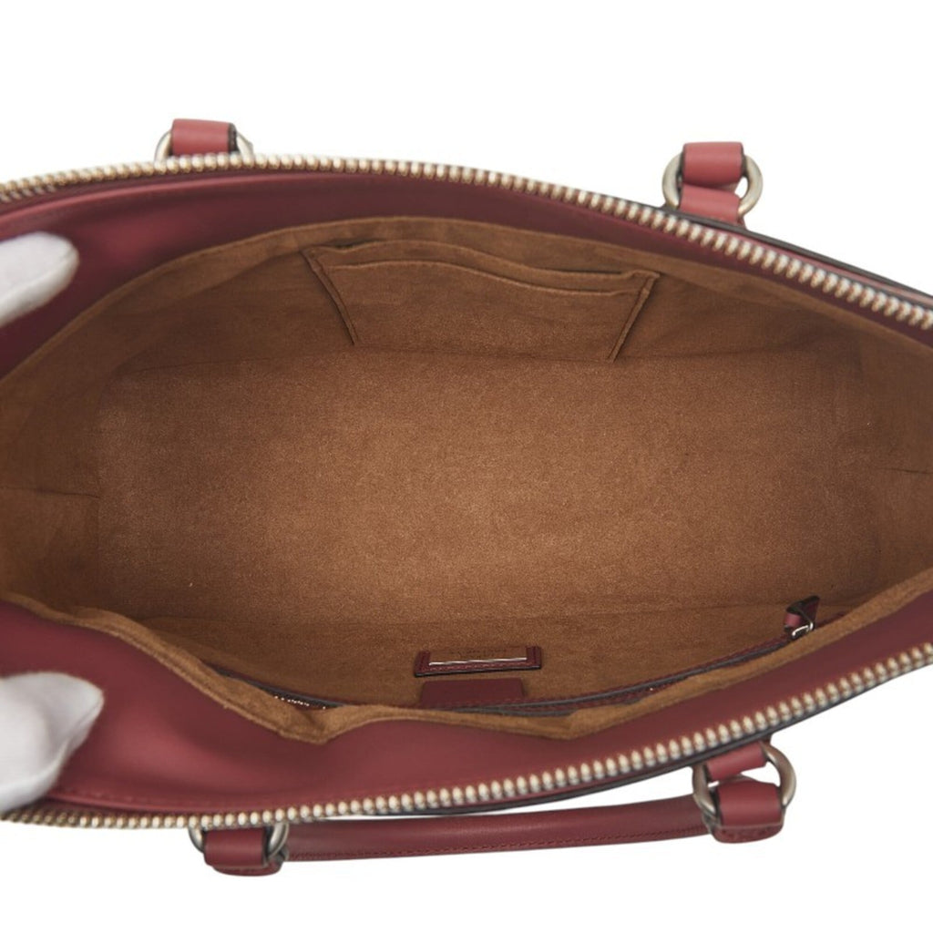 Gucci Beige Pink Gold Pvc Leather Handbag (Pre-Owned)