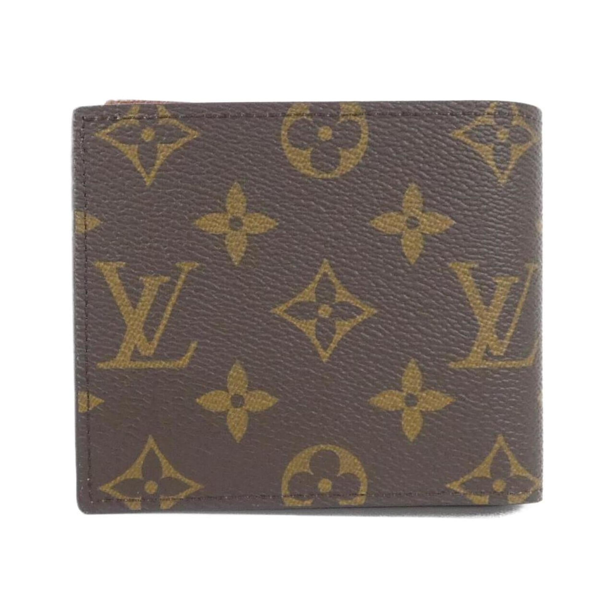 Louis Vuitton Marron Coated Canvas Wallet