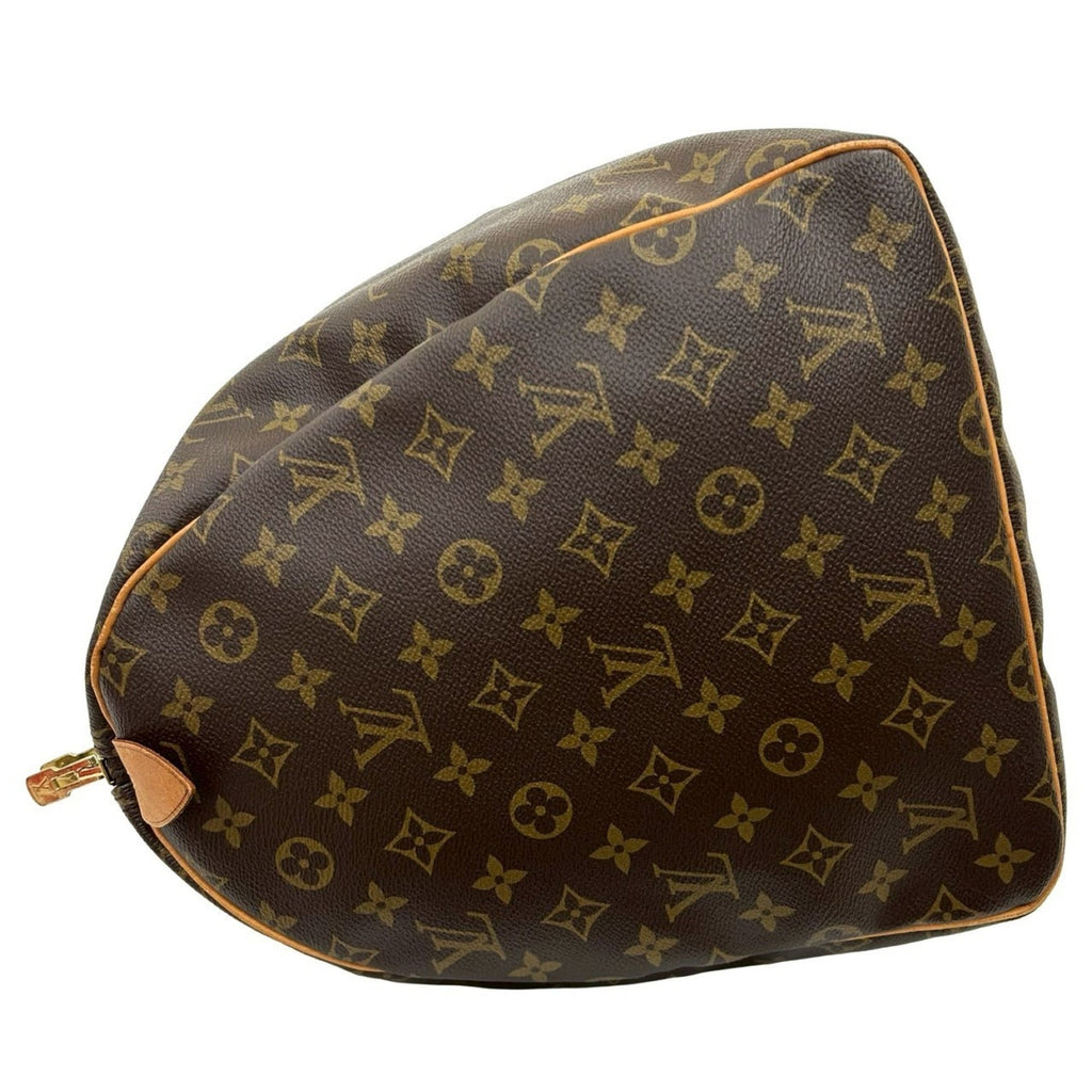 Louis Vuitton Brown Leather Pvc Boston Bag