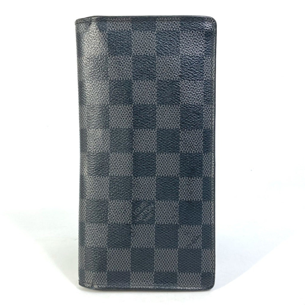 Louis Vuitton Damier Graphite Black Damier Graphite Long Wallet