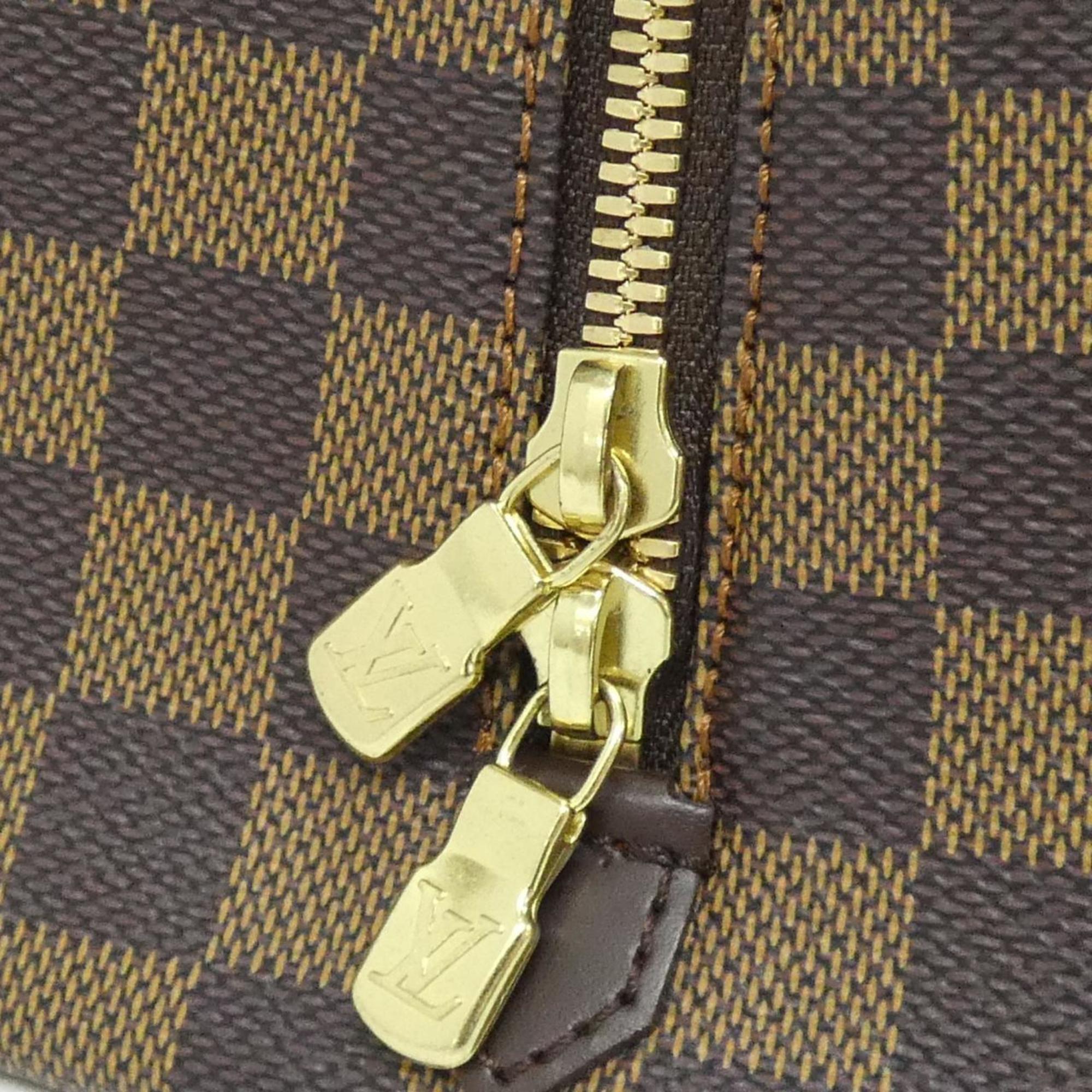 Louis Vuitton Brown Coated Canvas Handbag