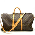 Louis Vuitton Monogram Brown Monogram Leather Boston Bag