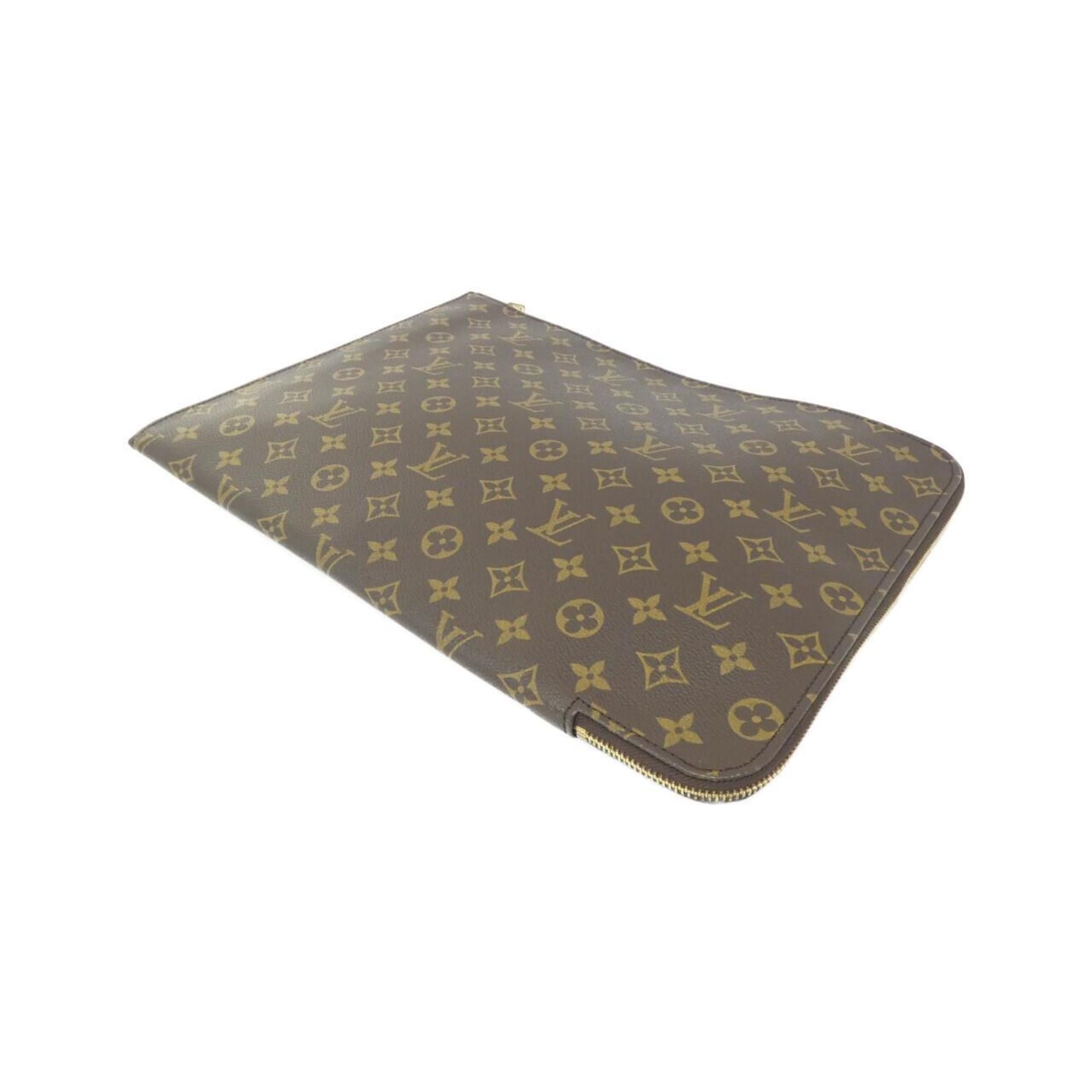 Louis Vuitton Brown Marron Coated Canvas Handbag