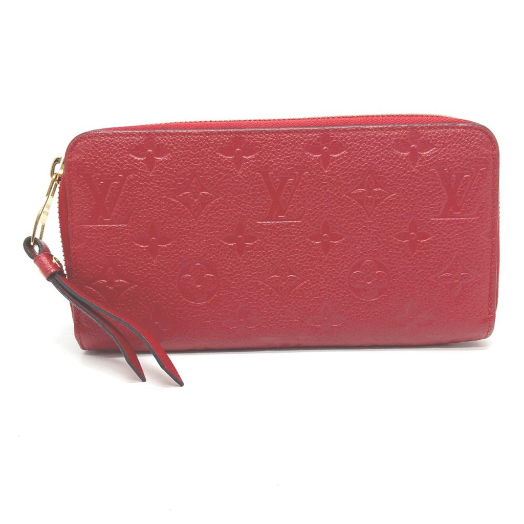 Louis Vuitton Monogram Empreinte Cerise Red Color Monogram Empreinte Long Wallet