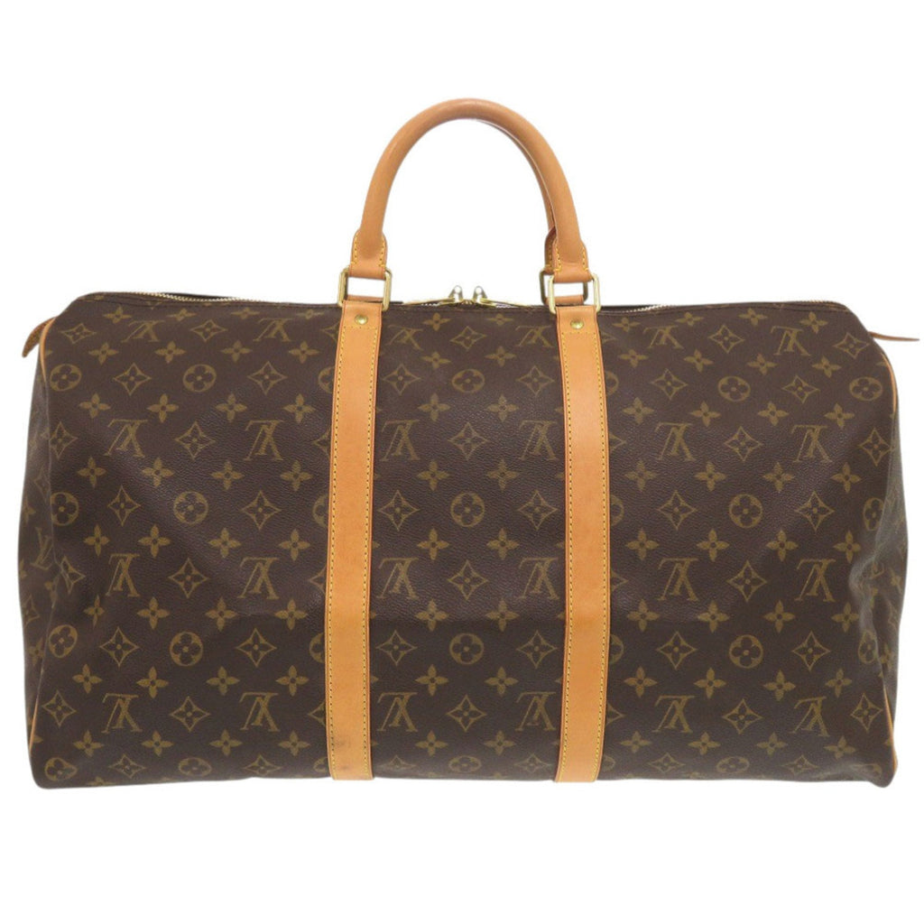 Louis Vuitton Brown Monogram Canvas Boston Bag