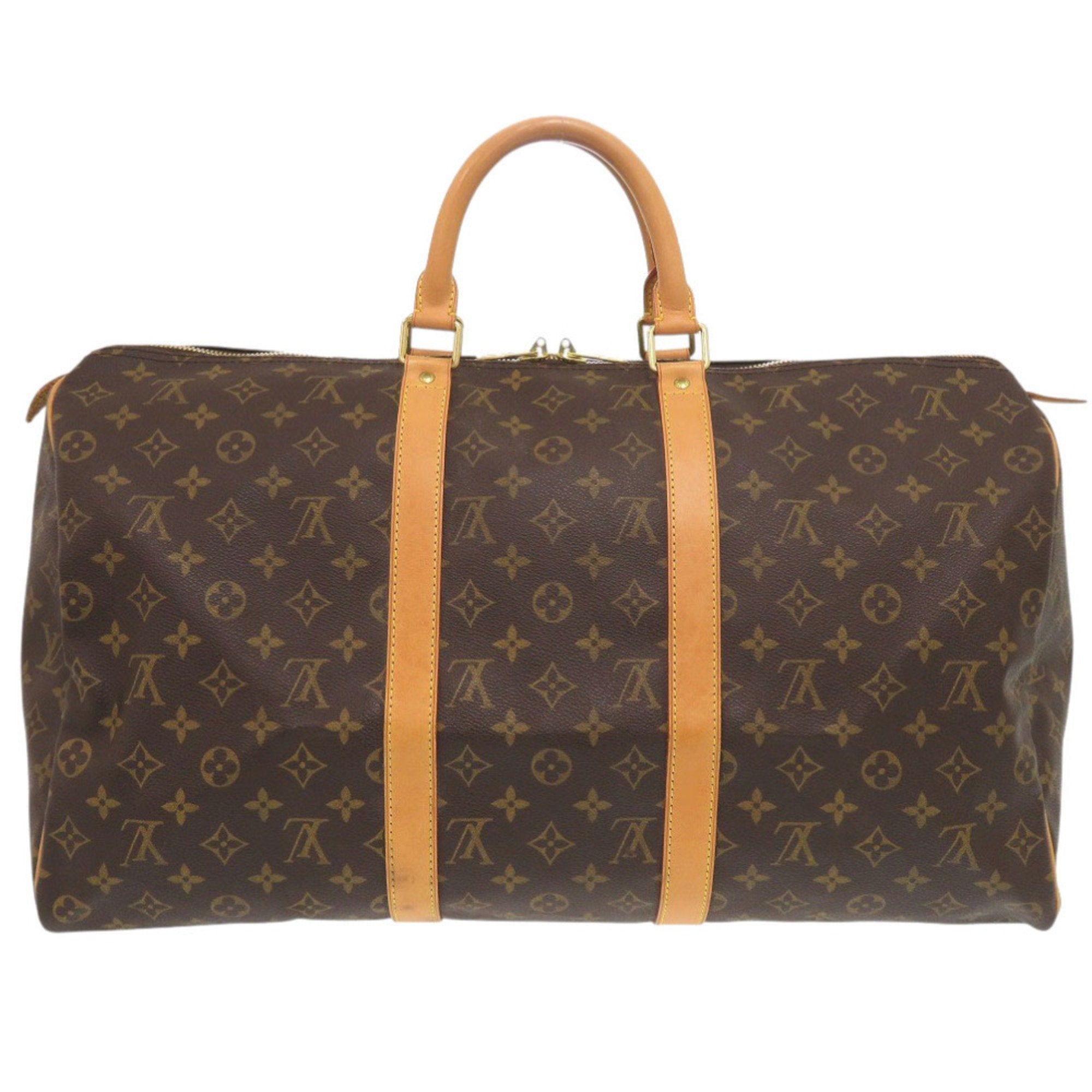 Louis Vuitton Brown Monogram Canvas Boston Bag