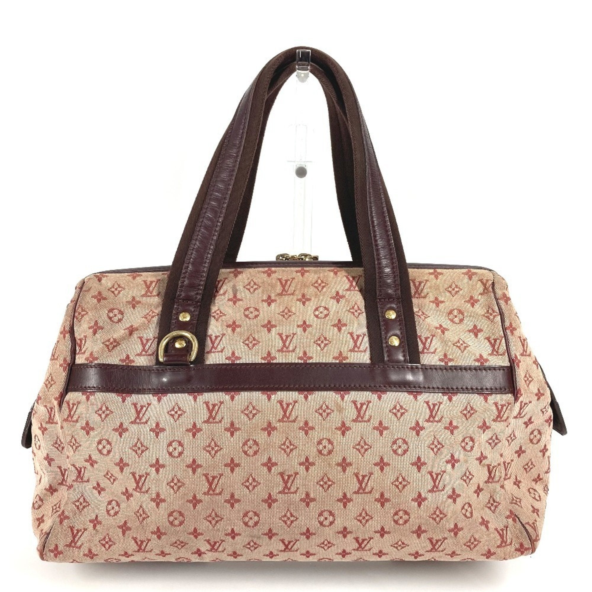 Louis Vuitton Cerise Monogram Red Color Monogram Mini Boston Bag Handbag