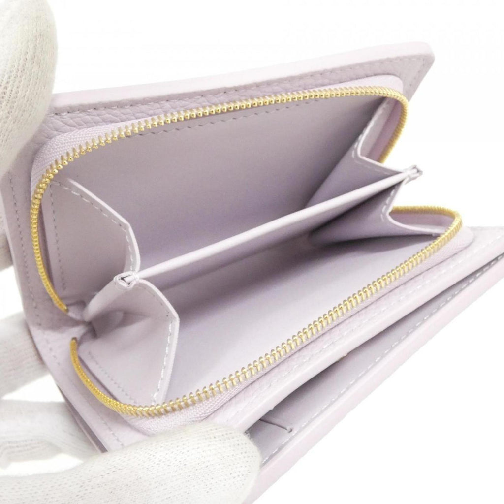 Louis Vuitton Purple Leather Wallet