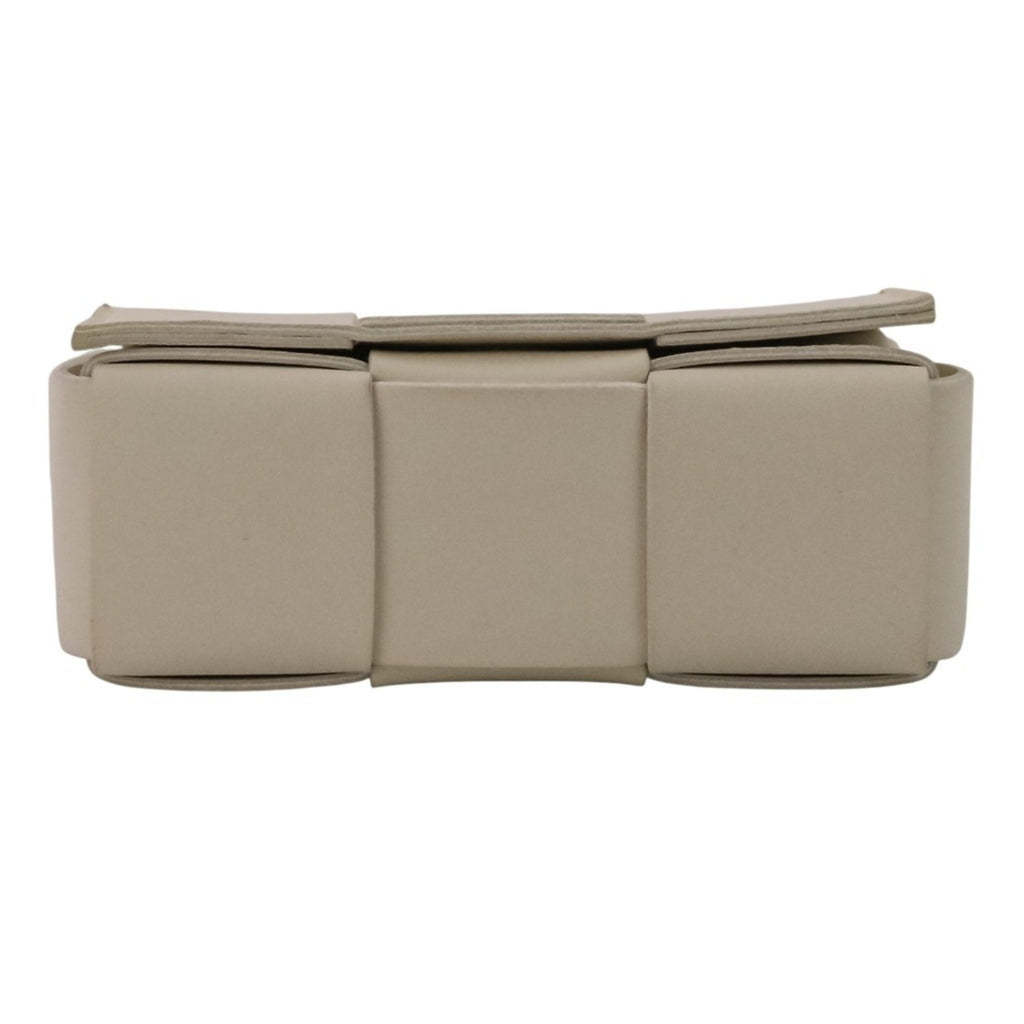 Bottega Veneta White Leather Shoulder Bag
