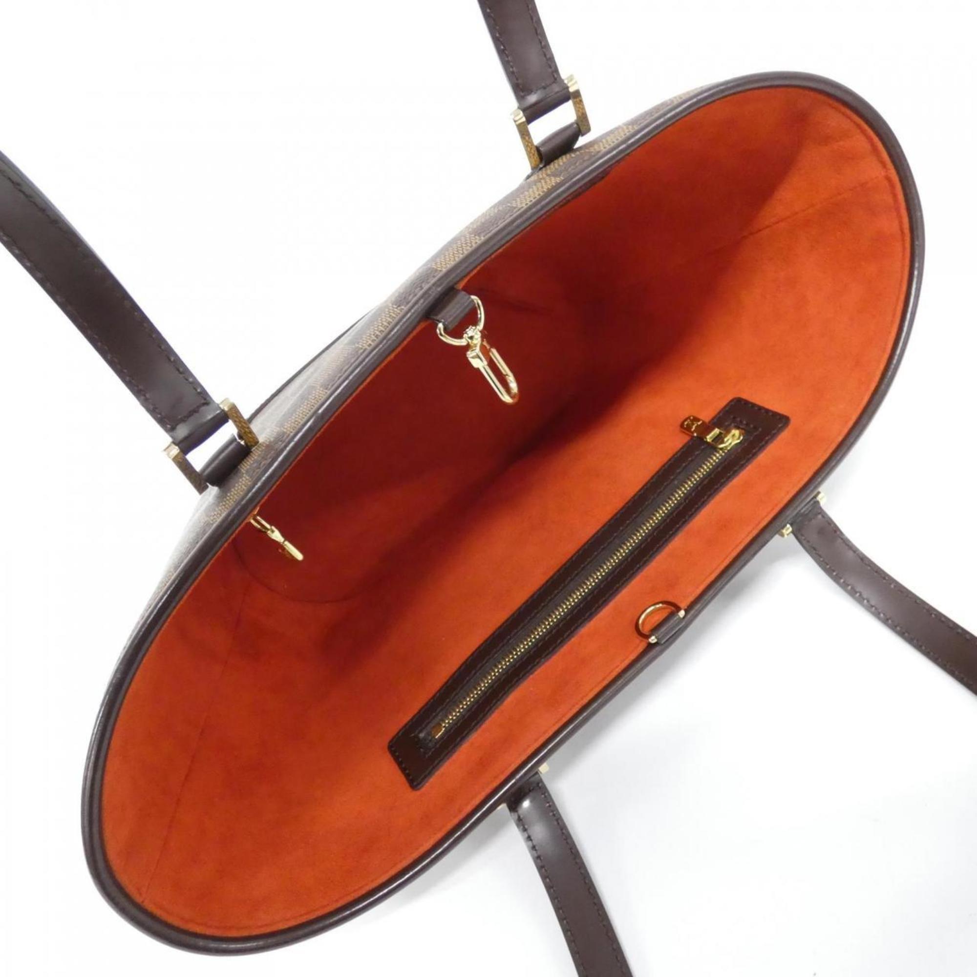 Louis Vuitton Damier Ebene Coated Canvas Handbag