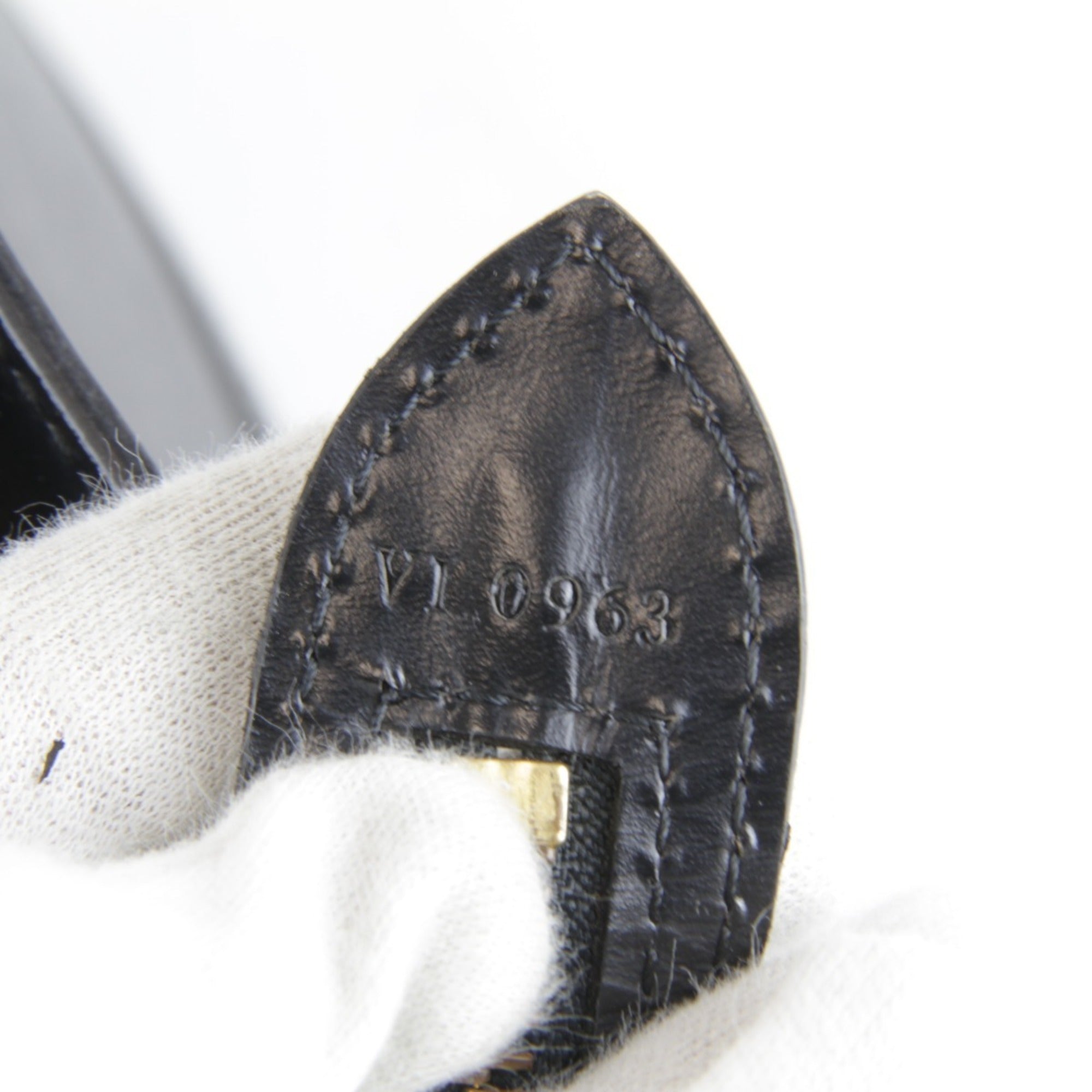 Louis Vuitton Epi Black Epi Leather Handbag