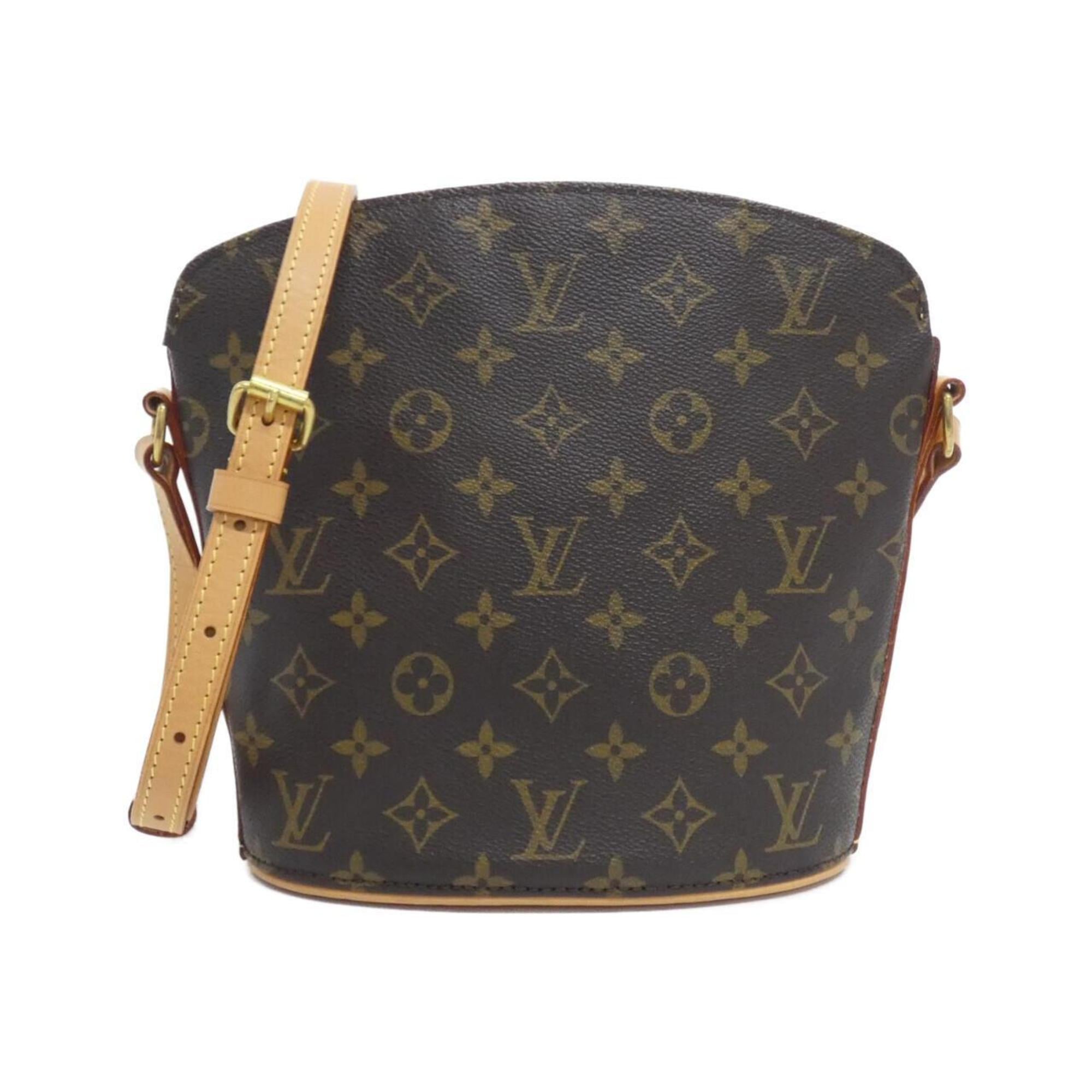 Louis Vuitton Marron Coated Canvas Shoulder Bag