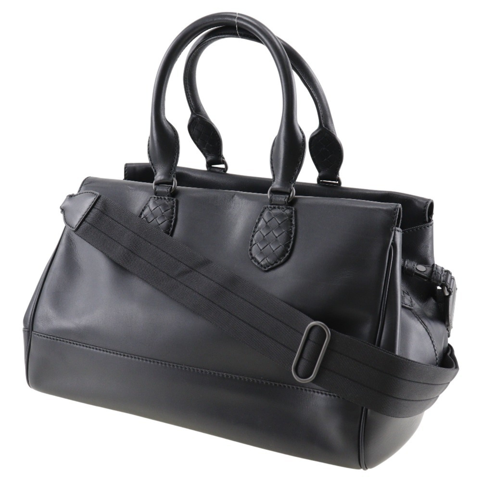 Bottega Veneta Black Leather Handbag