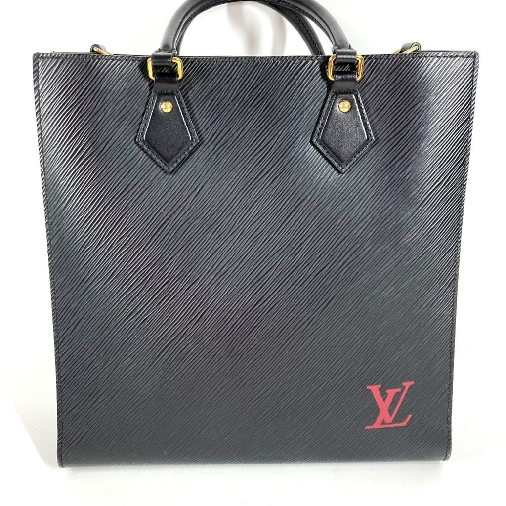 Louis Vuitton Black Epi Leather Handbag Shoulder Bag Tote Bag