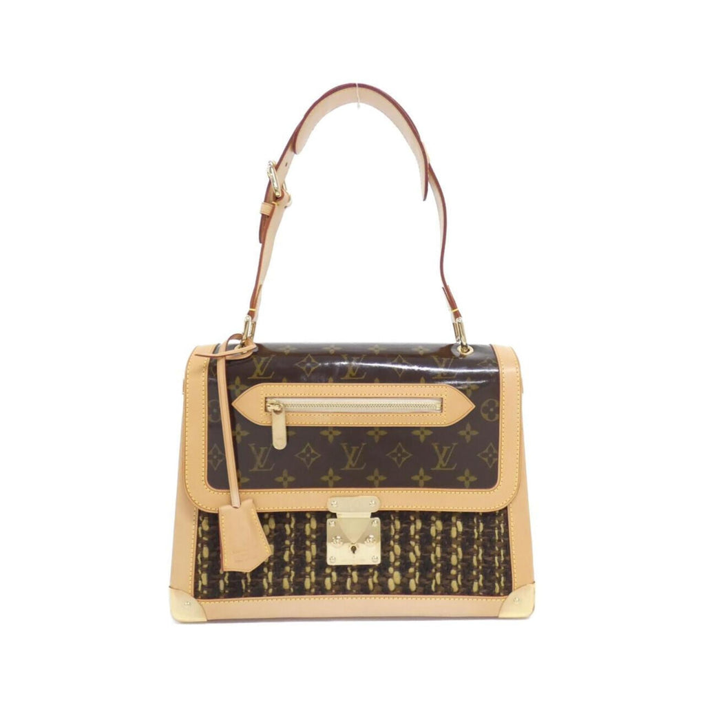 Louis Vuitton Brown Pvc Tweed Handbag
