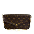 Louis Vuitton Brown Monogram Monogram Leather Pouch Shoulder Bag
