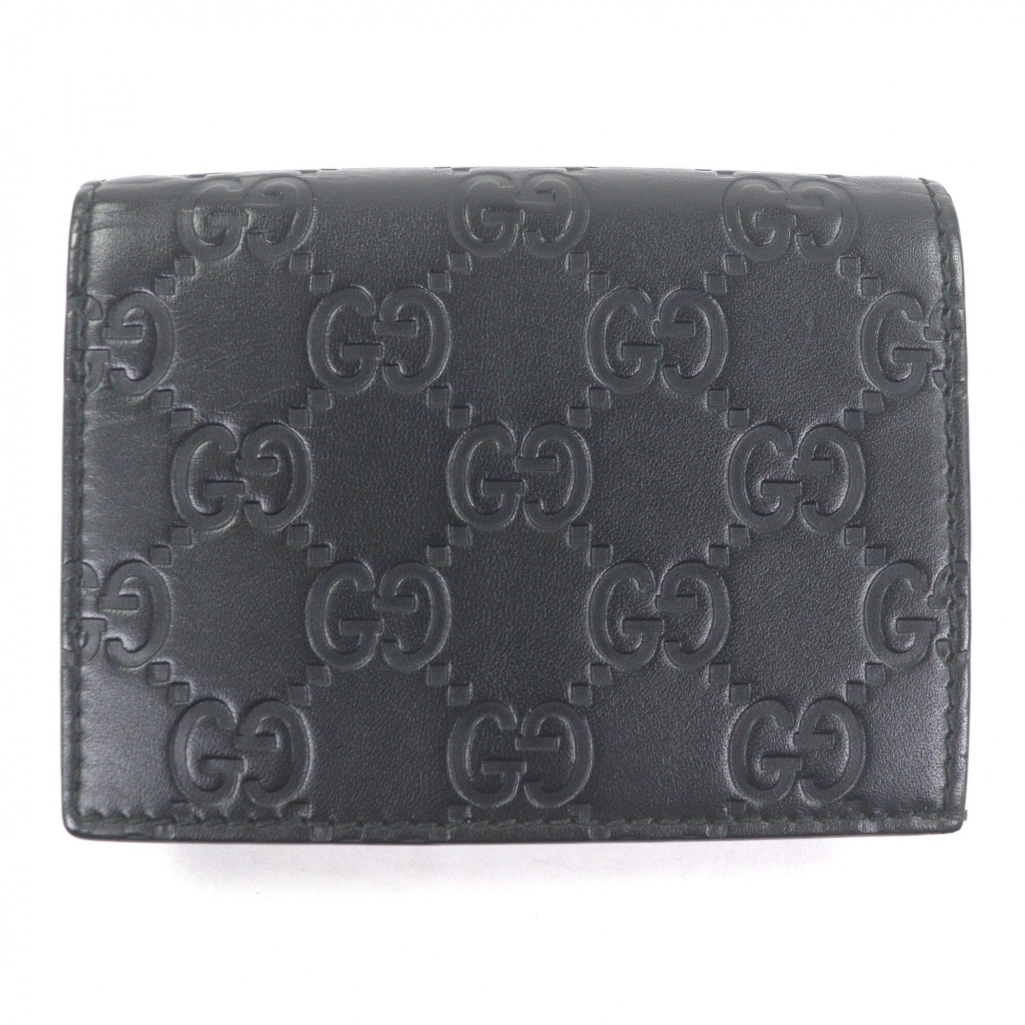 Gucci Black Leather Wallet (Bi-Fold) (Pre-Owned)