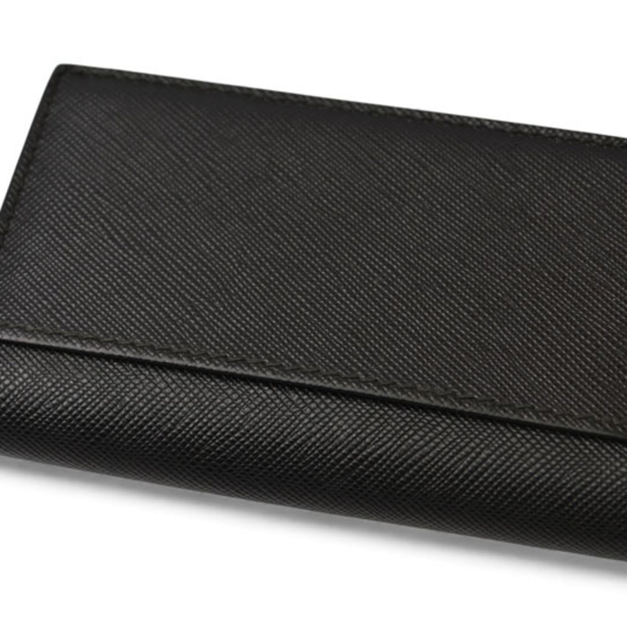 Prada Black Leather Coin Purse/Coin Case