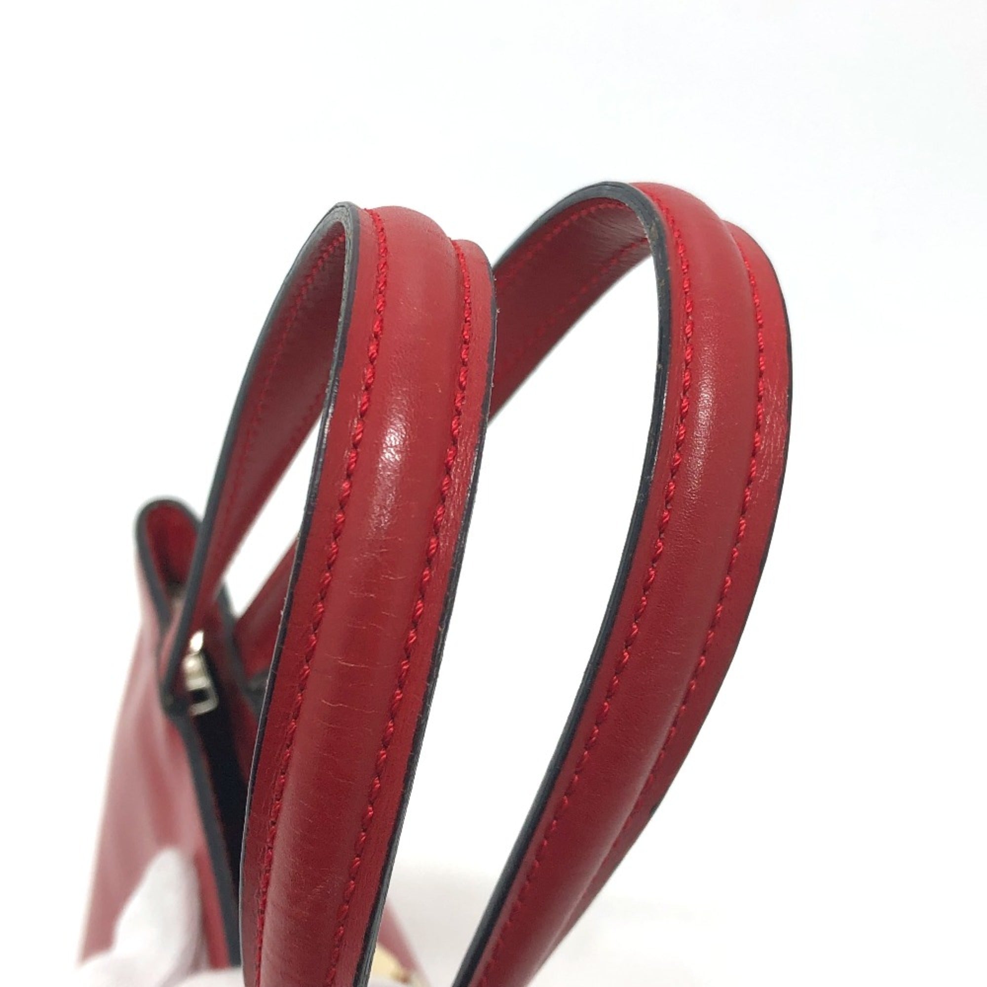 Celine Red Leather Handbag