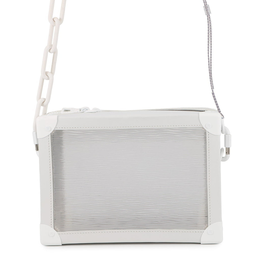 Louis Vuitton White Pvc Leather Shoulder Bag