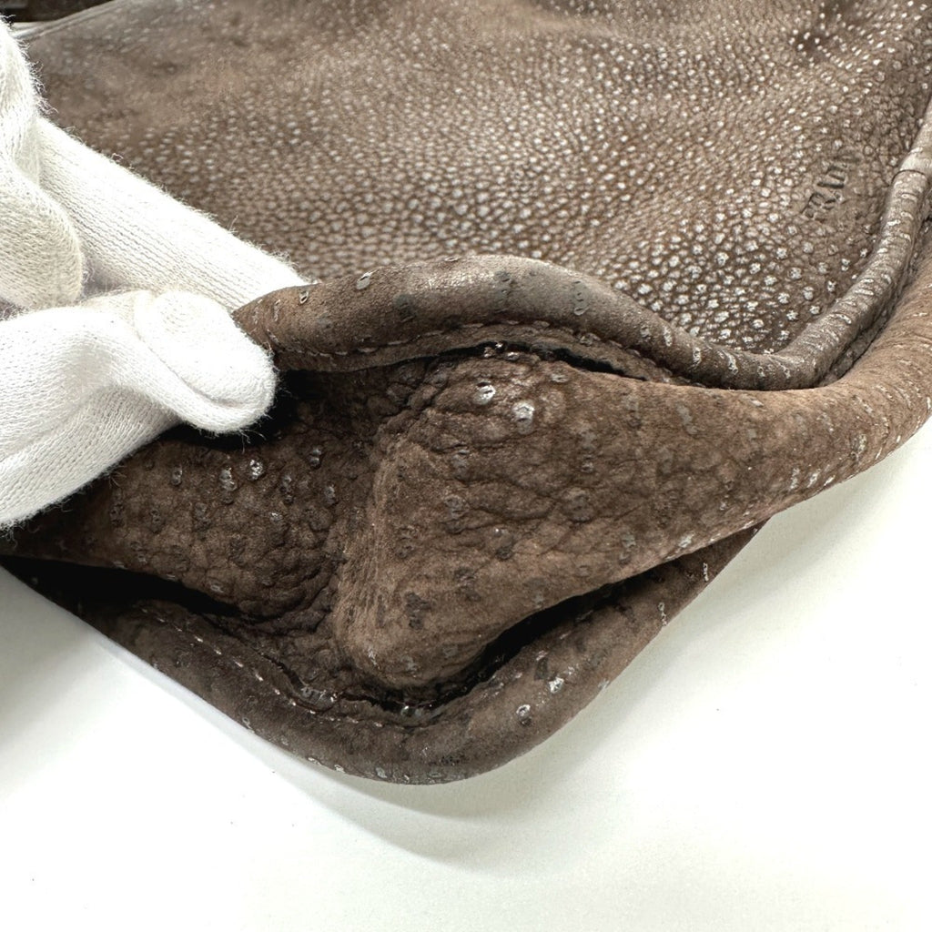 Prada Brown Leather Shoulder Bag