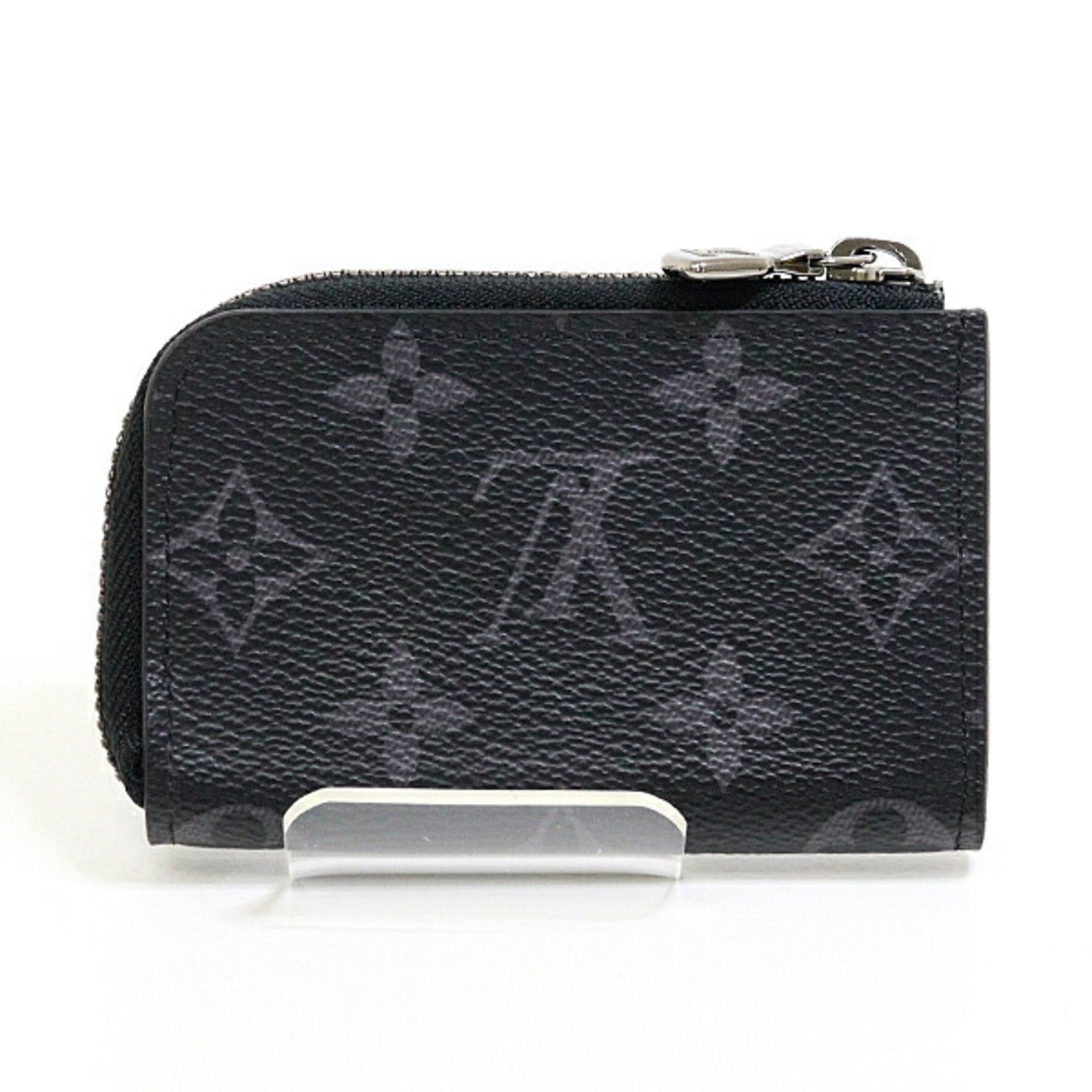 Louis Vuitton Black Monogram Eclipse Canvas Leather Coin Purse/Coin Case