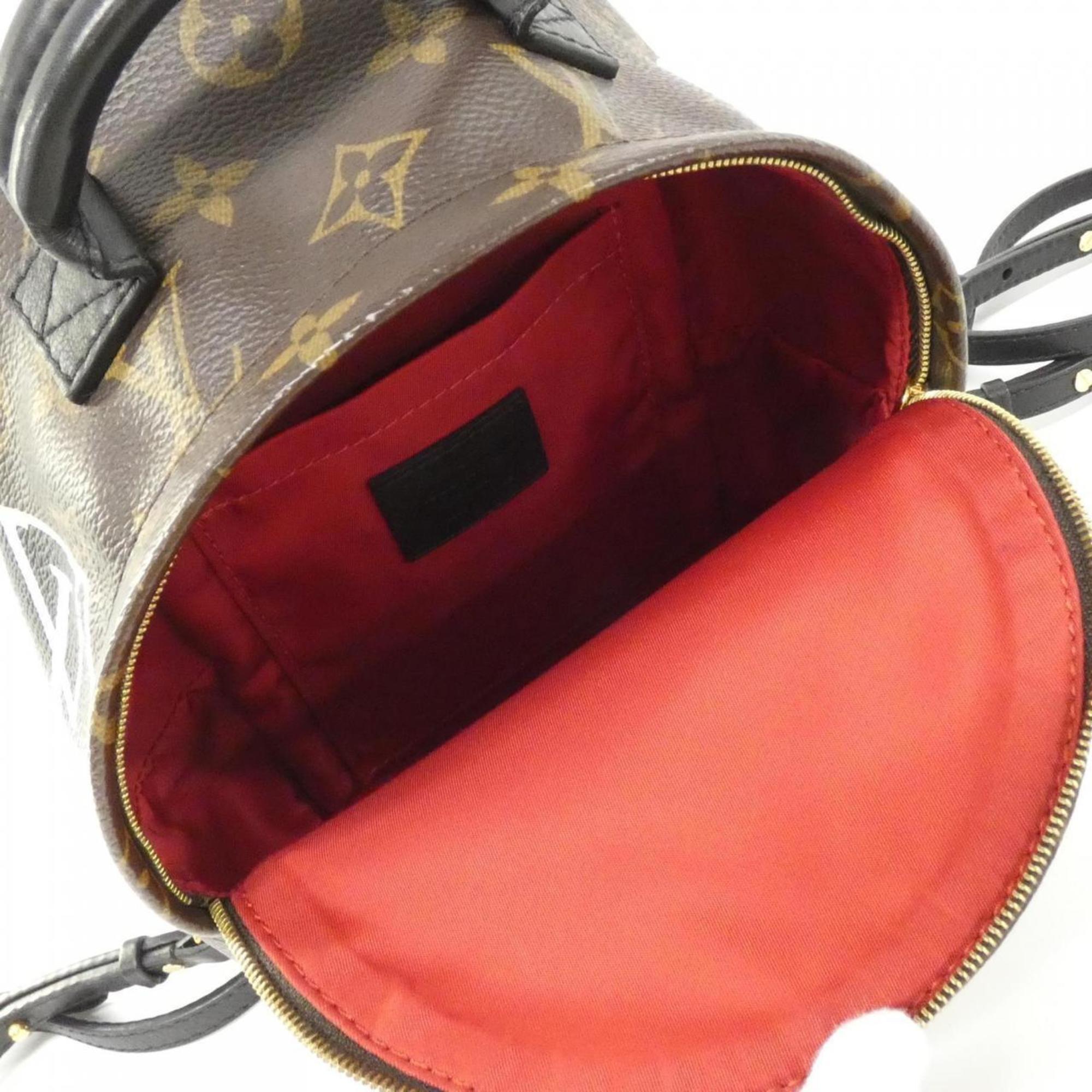 Louis Vuitton Monogram Marron Coated Canvas Backpack