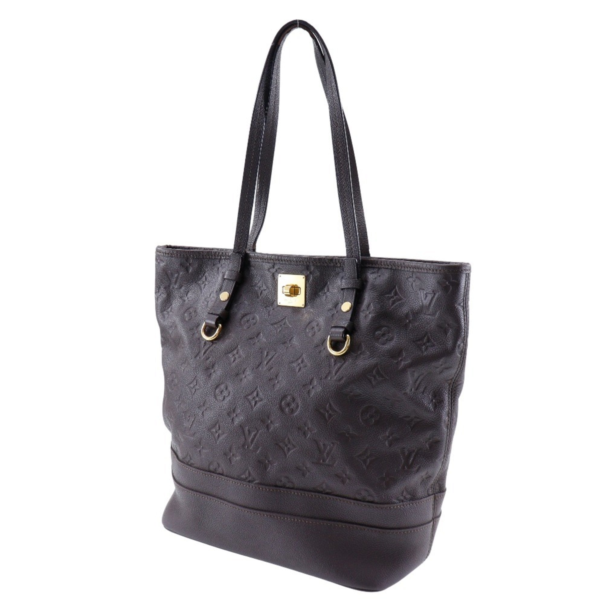 Louis Vuitton Brown Galle Monogram Empreinte Tote Bag