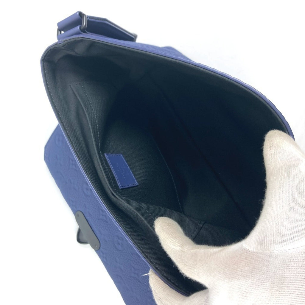 Louis Vuitton Blue Leather Shoulder Bag