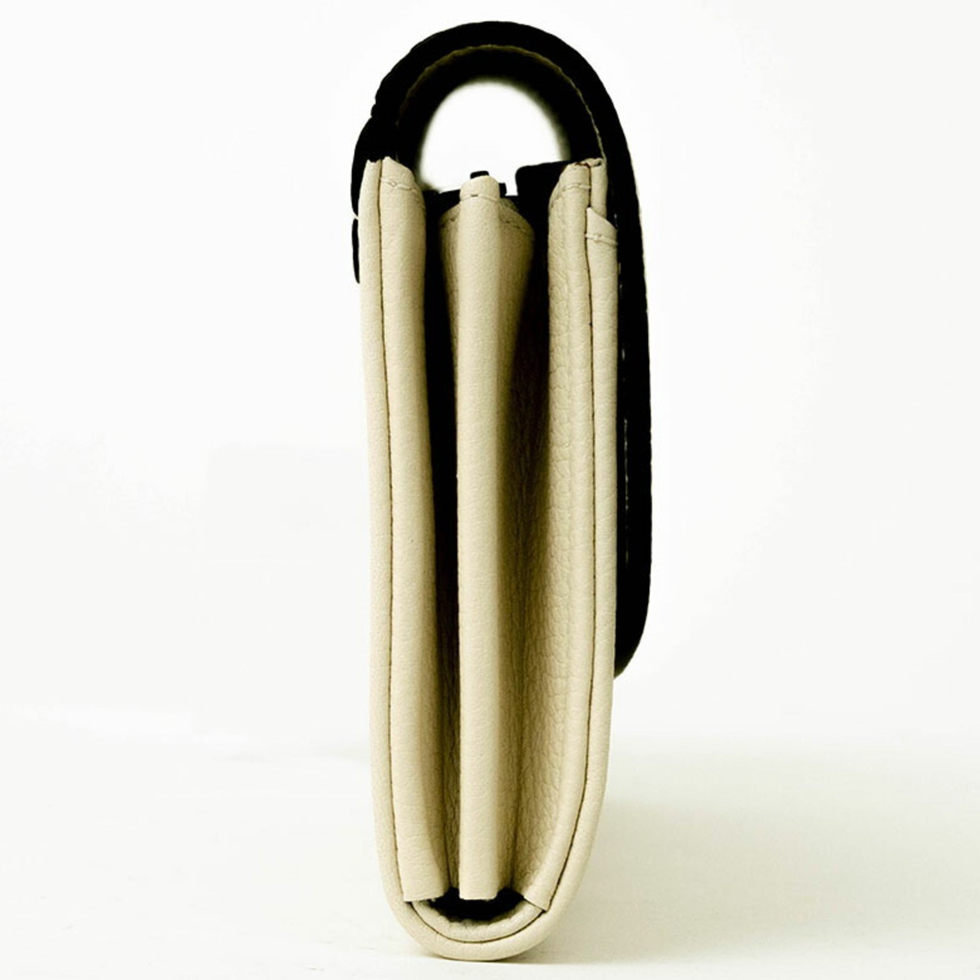 Louis Vuitton Cream Lv Off White Leather Long Wallet