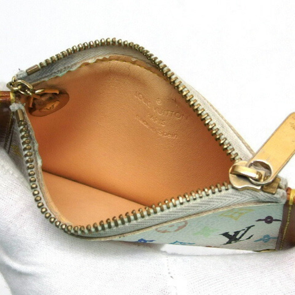 Louis Vuitton Monogram Multicolore Blanc White Monogram Multicolore Coin Purse/Coin Case